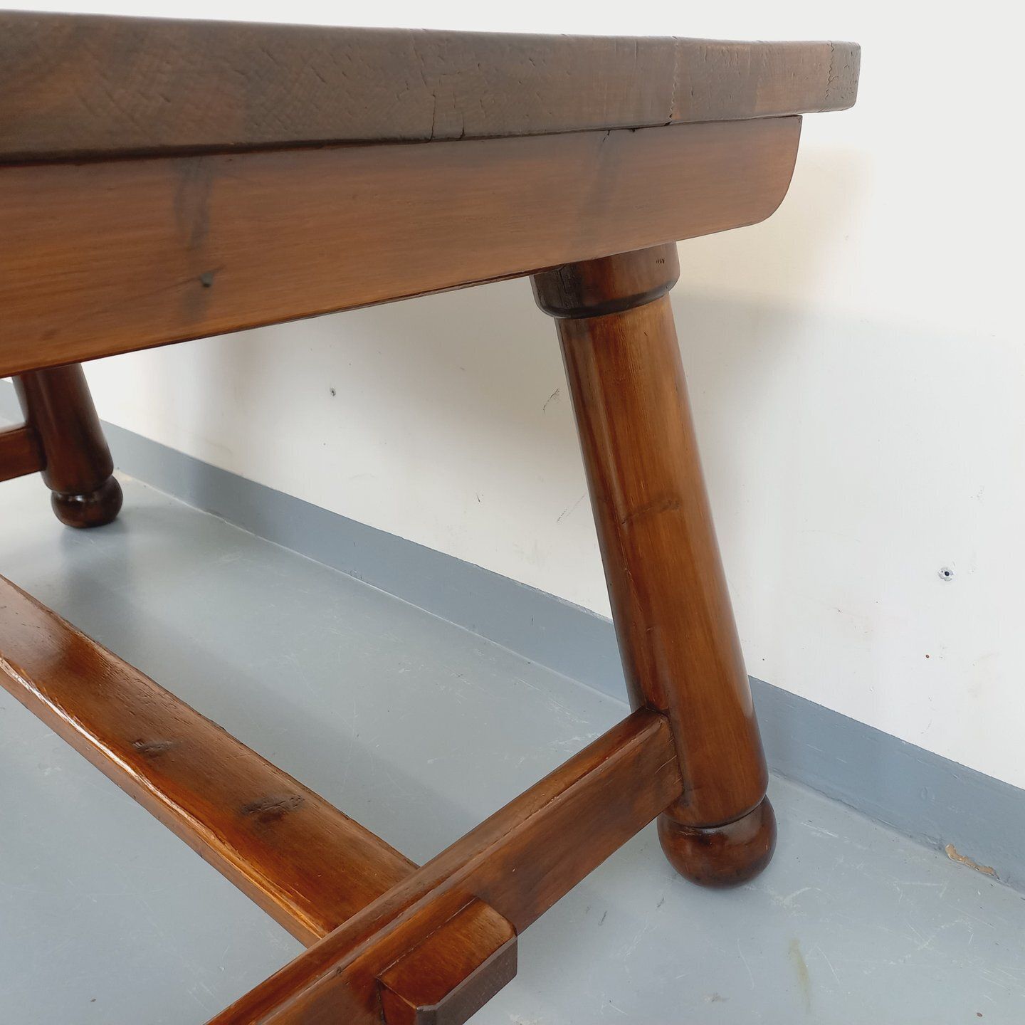 photo vinterior Georges Robert Brutalist Rectangular Pine Table