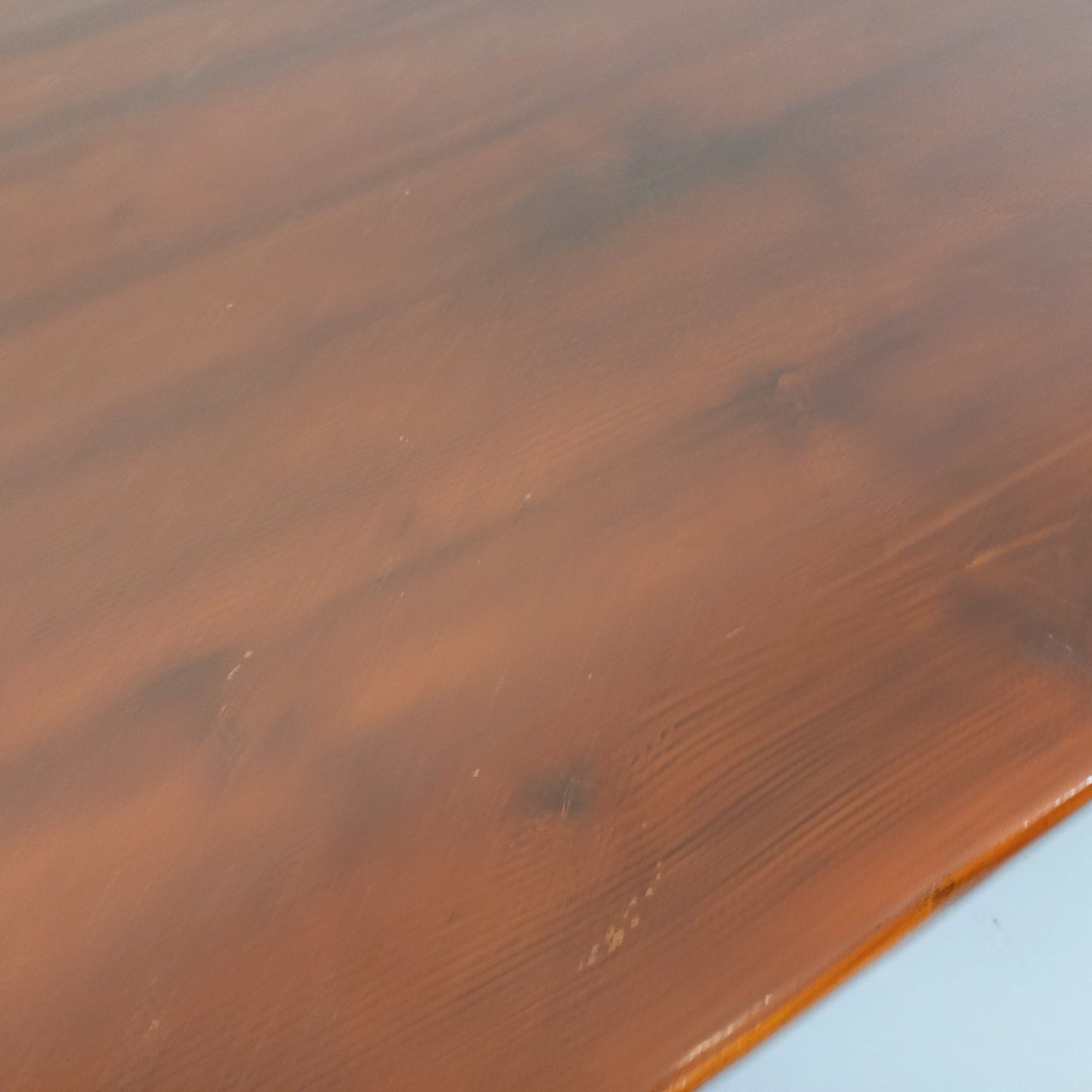 photo vintage Georges Robert Brutalist Rectangular Pine Table