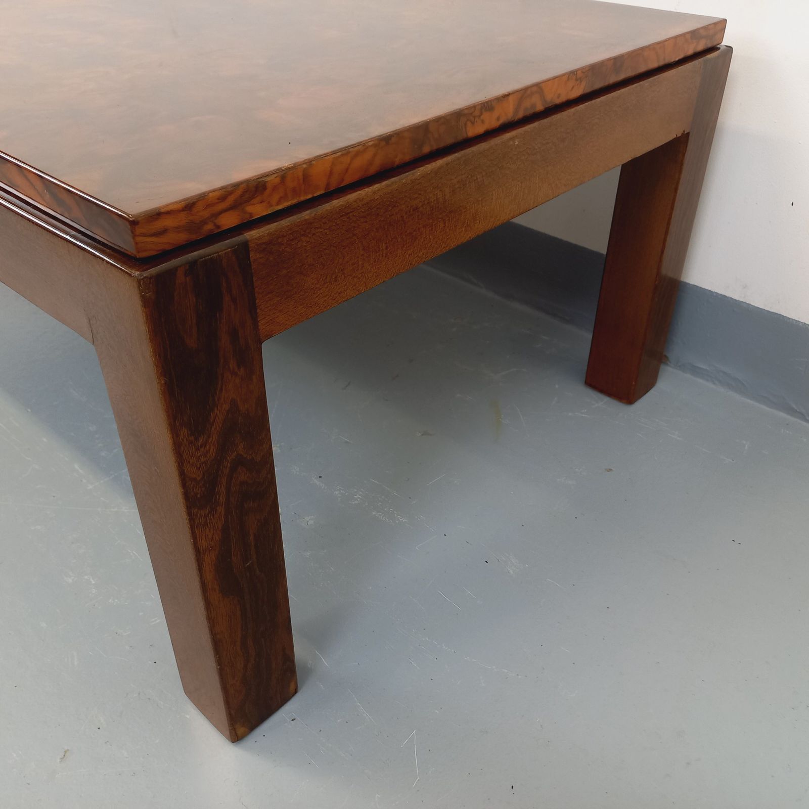 Rectangular Coffee Table In Elm And Elm Burl photo buy