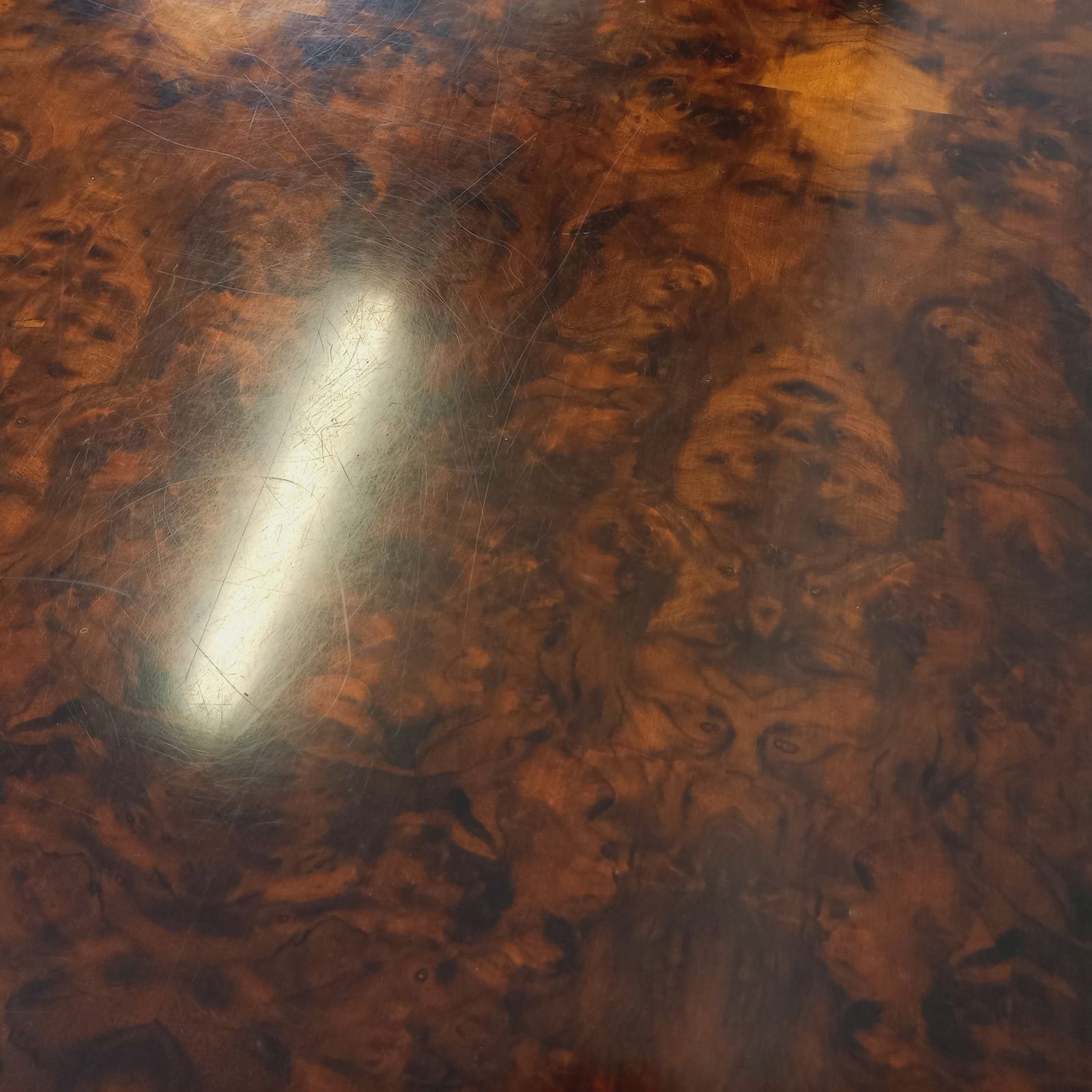 photo vinterior Rectangular Coffee Table In Elm And Elm Burl