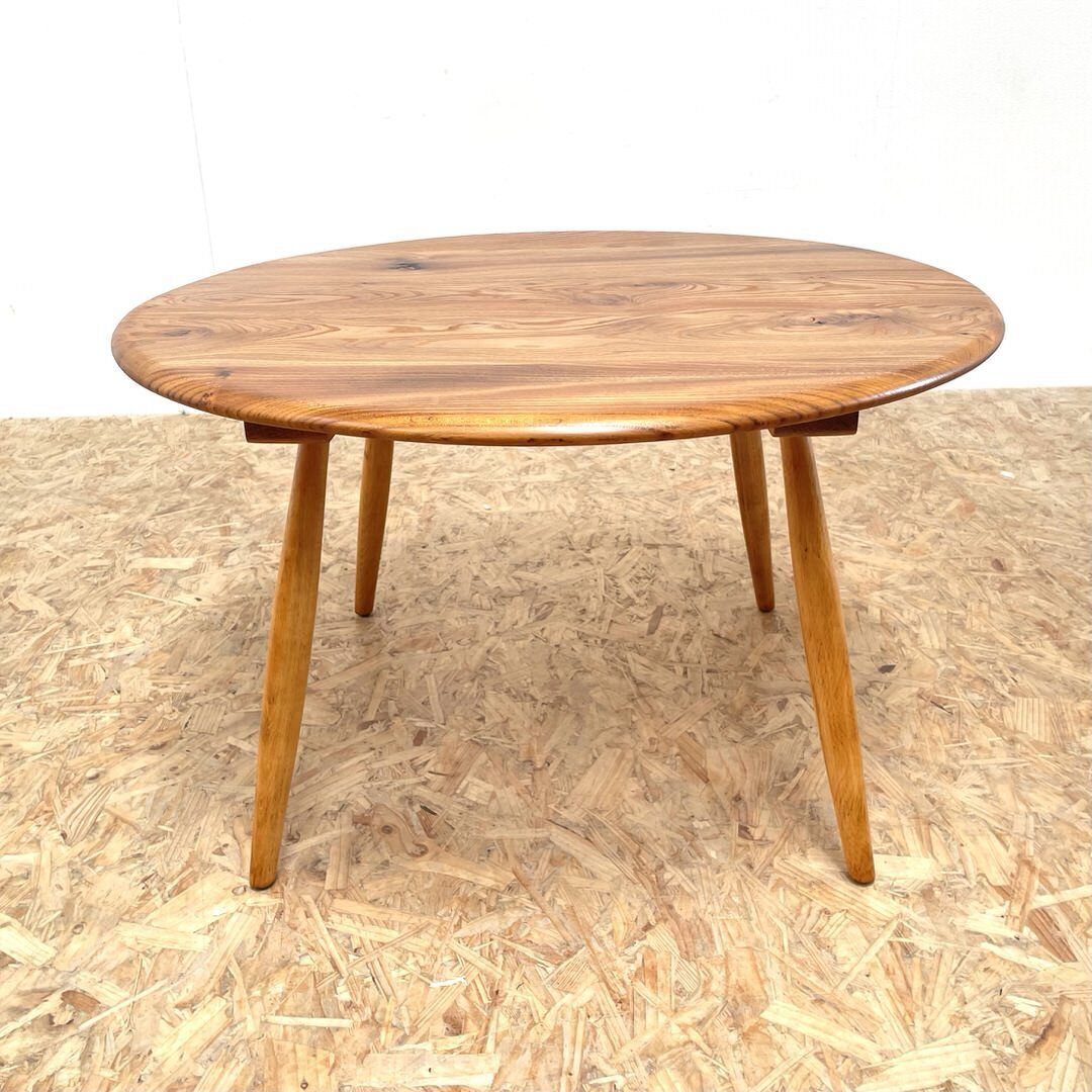 Ercol Round Coffee Table Model 142 photo for sale