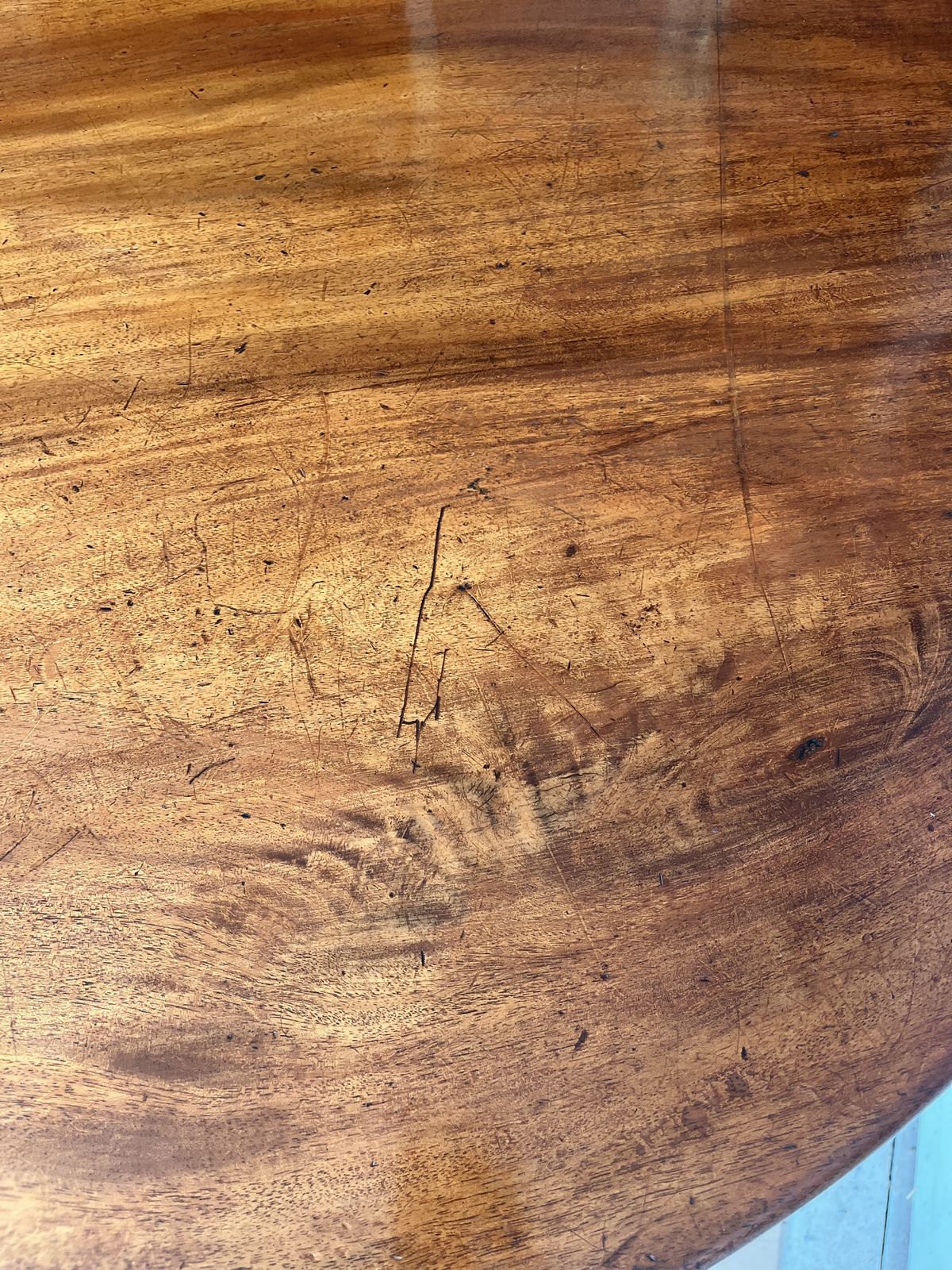 photo buy Early Victorian Circular Mahogany Tilt Top Dining Table