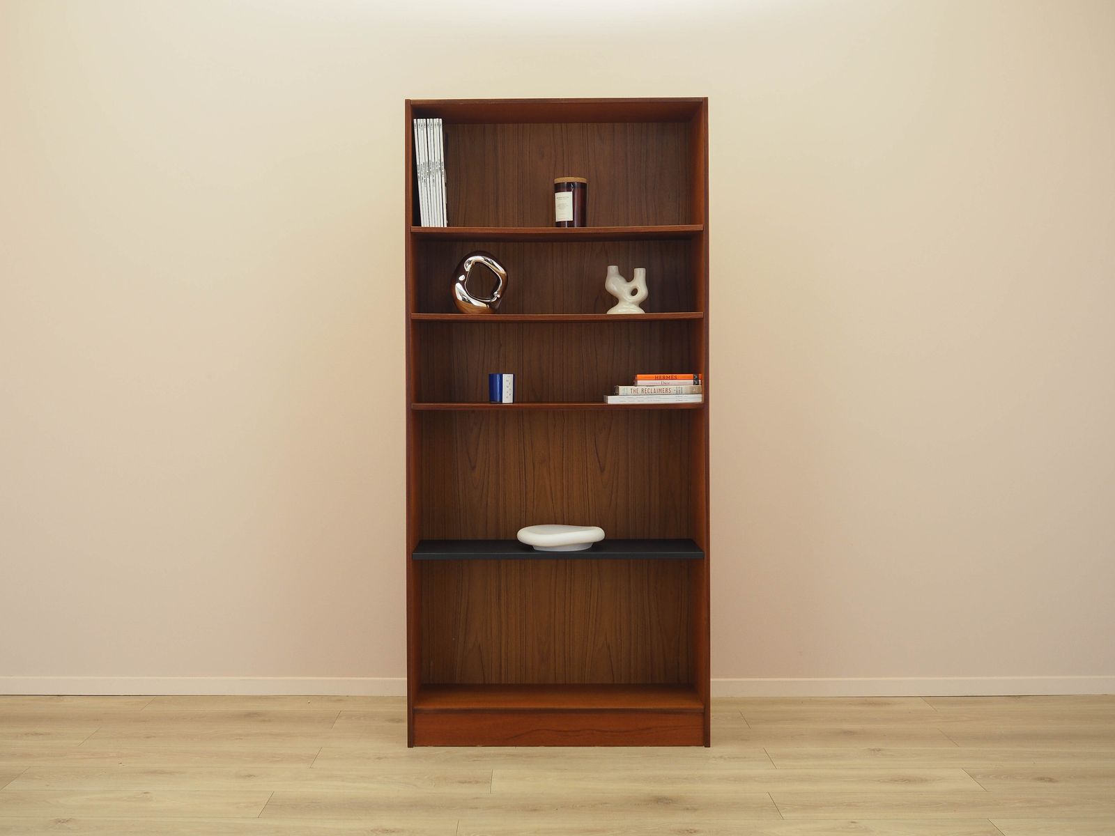 Teakhouten boekenkast, Deens design, jaren 1970, gemaakt in Denemarken photo furniture