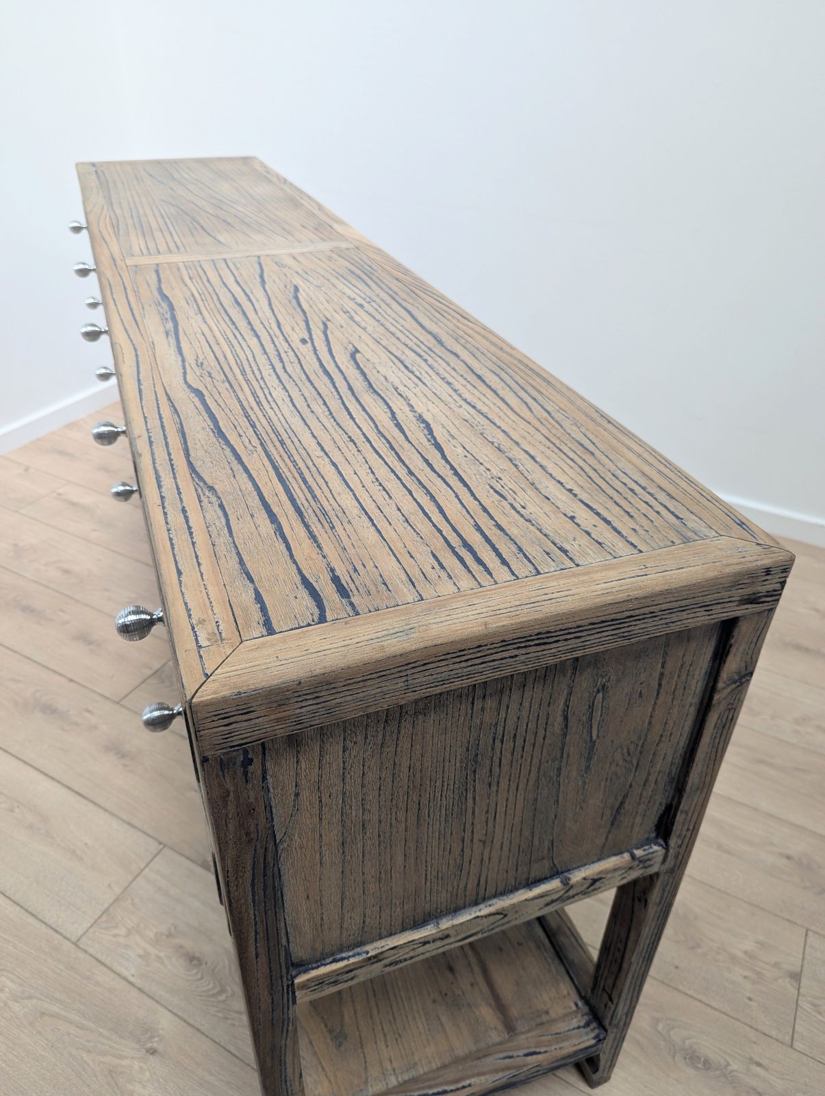 Rustic Reclaimed Bank Of 9 Drawers Sideboard Delivery Available 0354 photo 1595.0