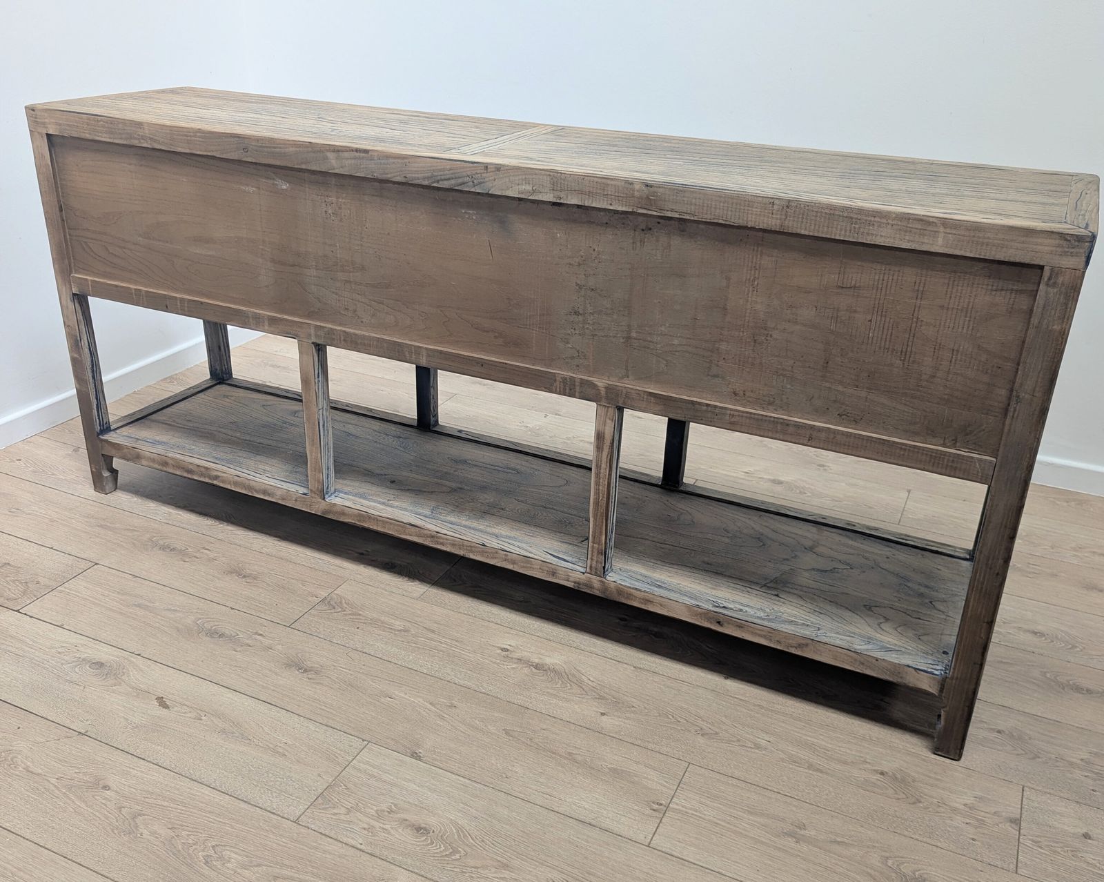 photo buy Rustic Reclaimed Bank Of 9 Drawers Sideboard Delivery Available 0354