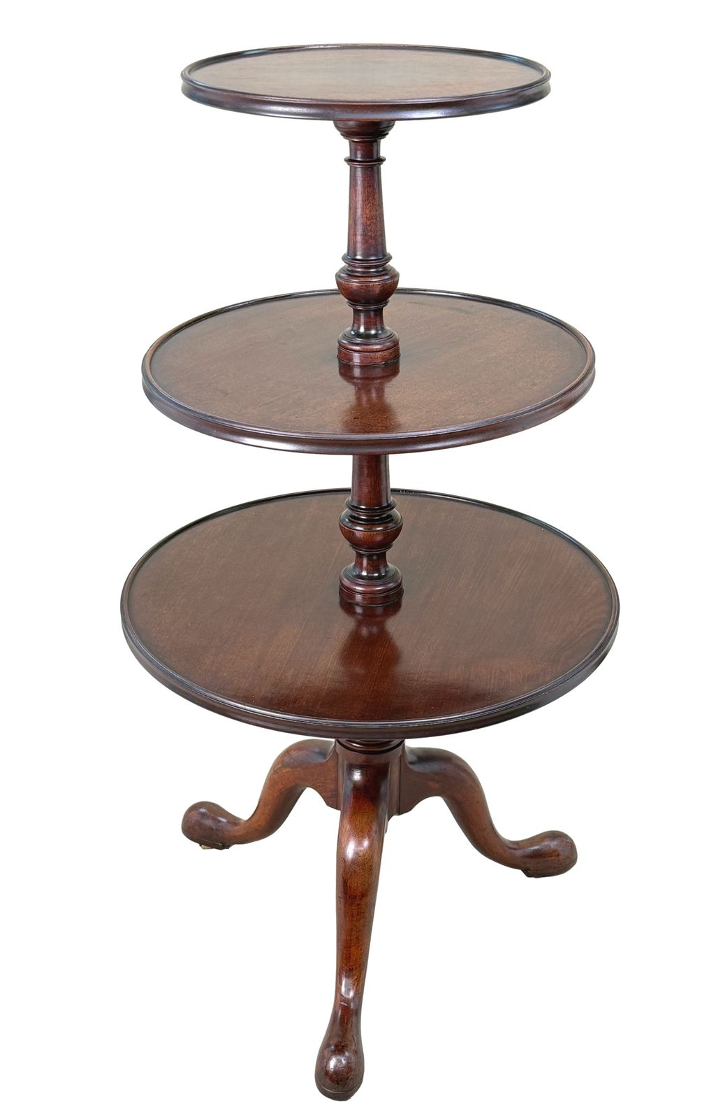 Georgische mahonie dumbwaiter met drie etages (Engeland, ca. 1760) photo Meubels