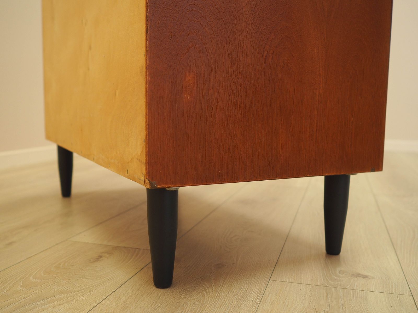 Teakhouten ladekast, Deens design, ca. jaren 1970, gemaakt in Denemarken photo vintage