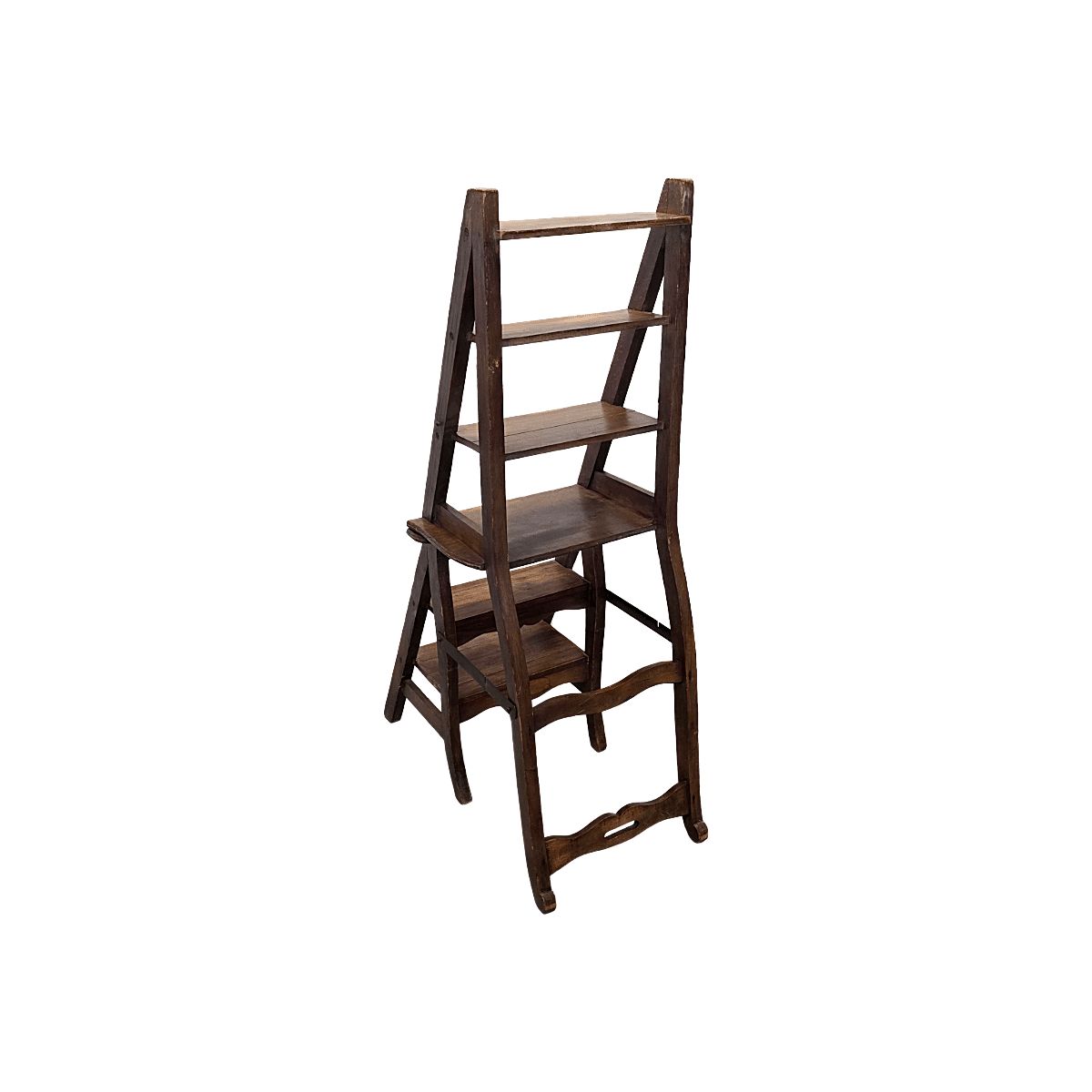 Antique French Metamorphosis Ladder Chair, Around 1900 photo buy