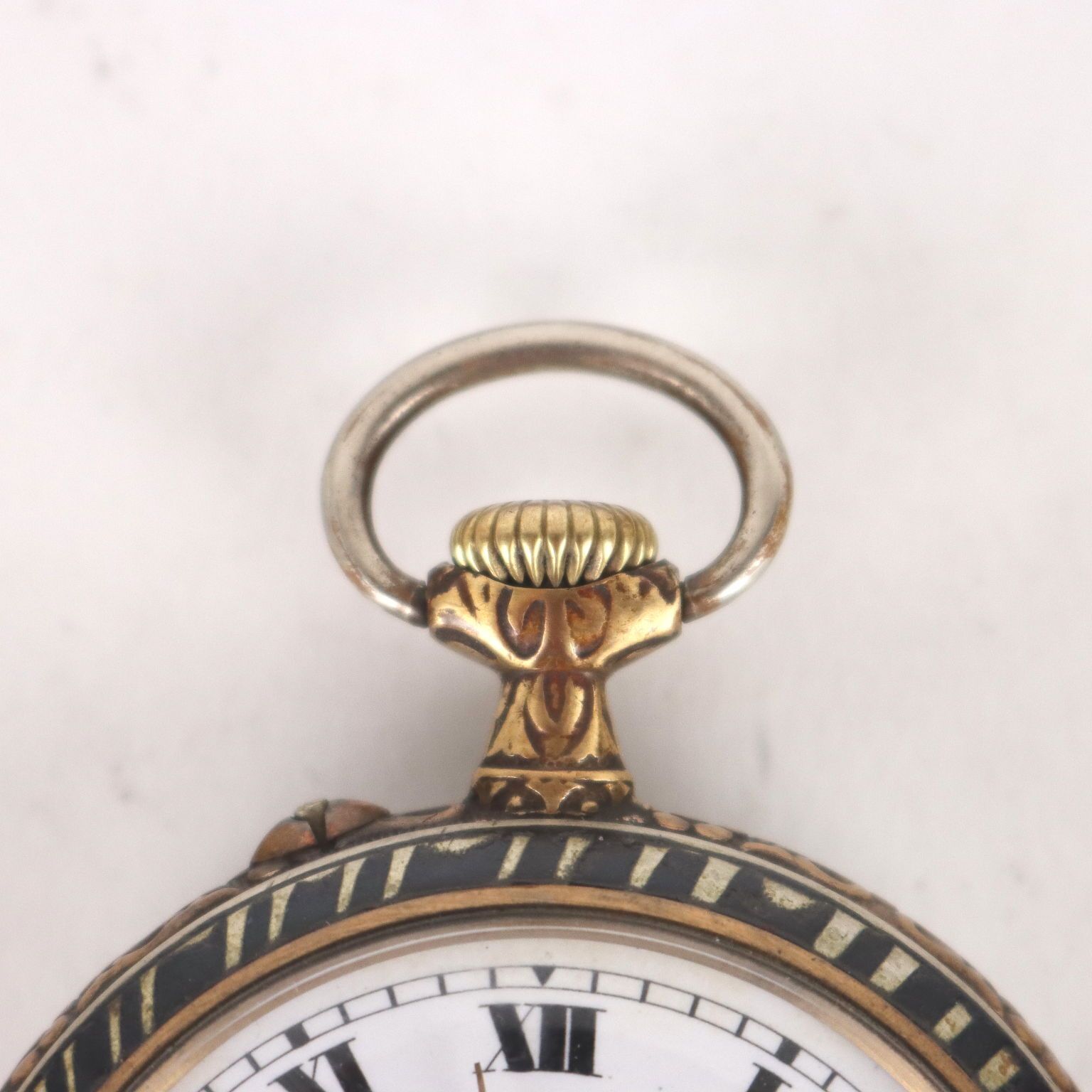Pocket Watch Bronze France XX Century photo for sale