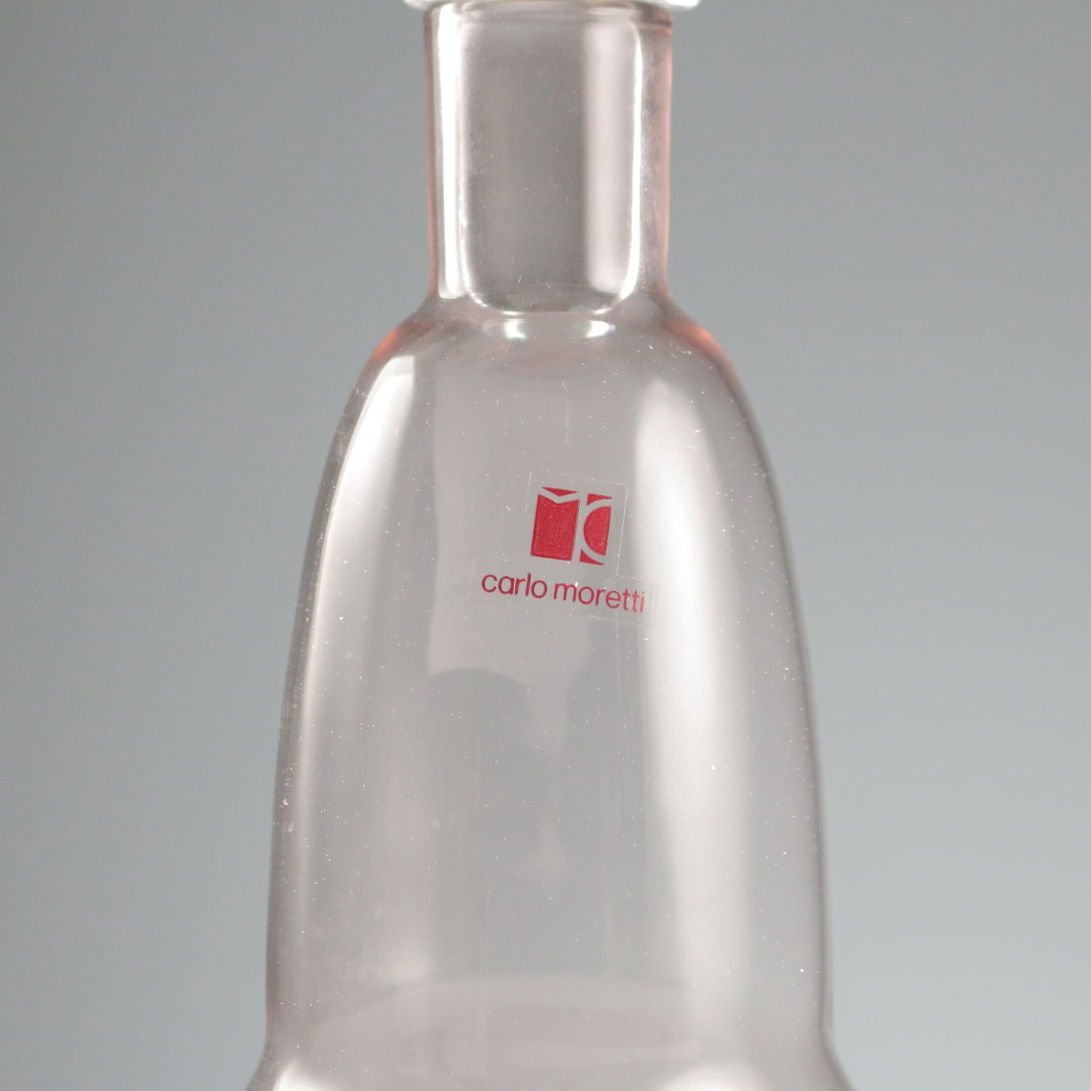 Vintage fles Carlo Moretti Murano Manufacture Italy jaren 1980 photo Woonaccessoires