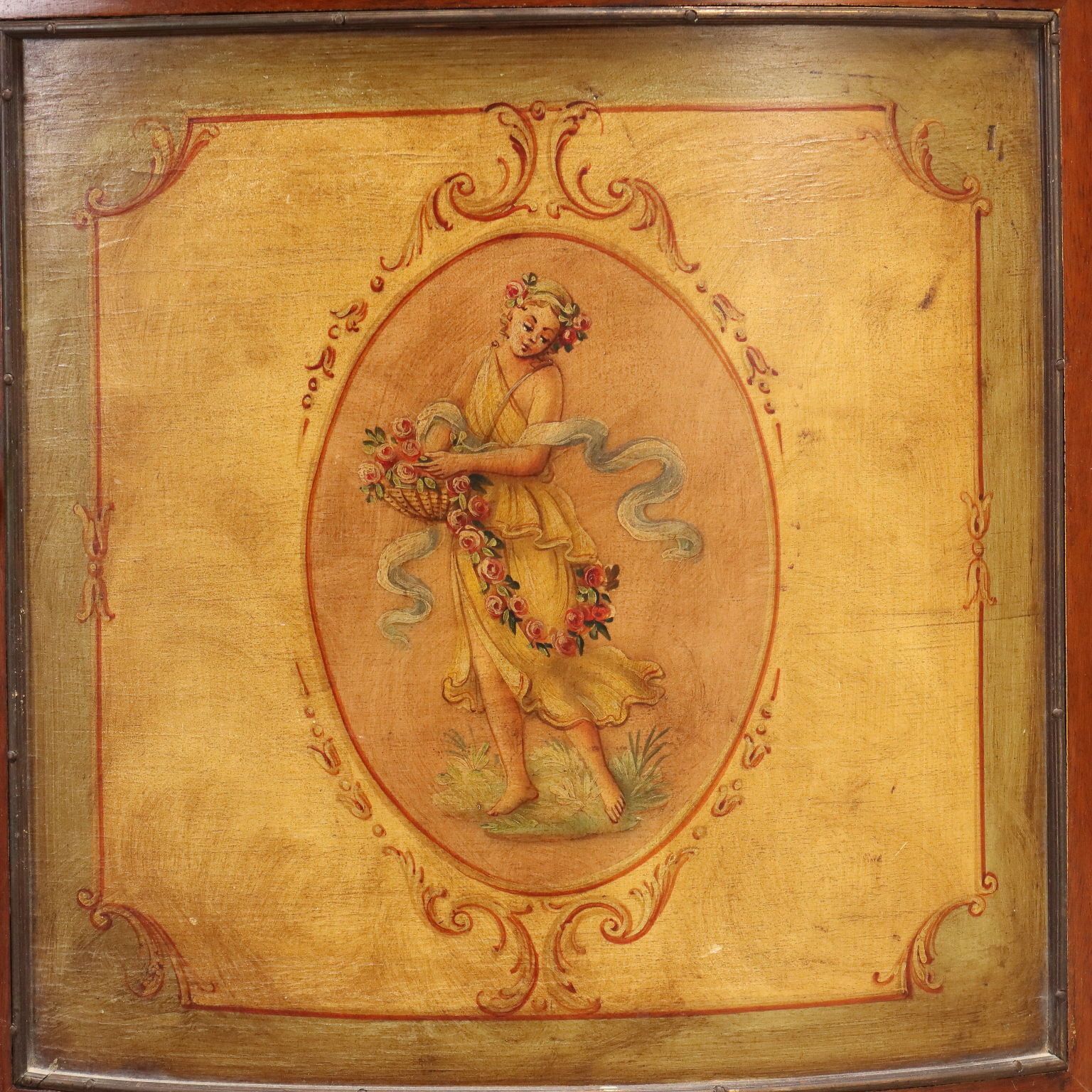 Mobilier Armoires demi-lune de style néoclassique en acajou, XXe siècle photo