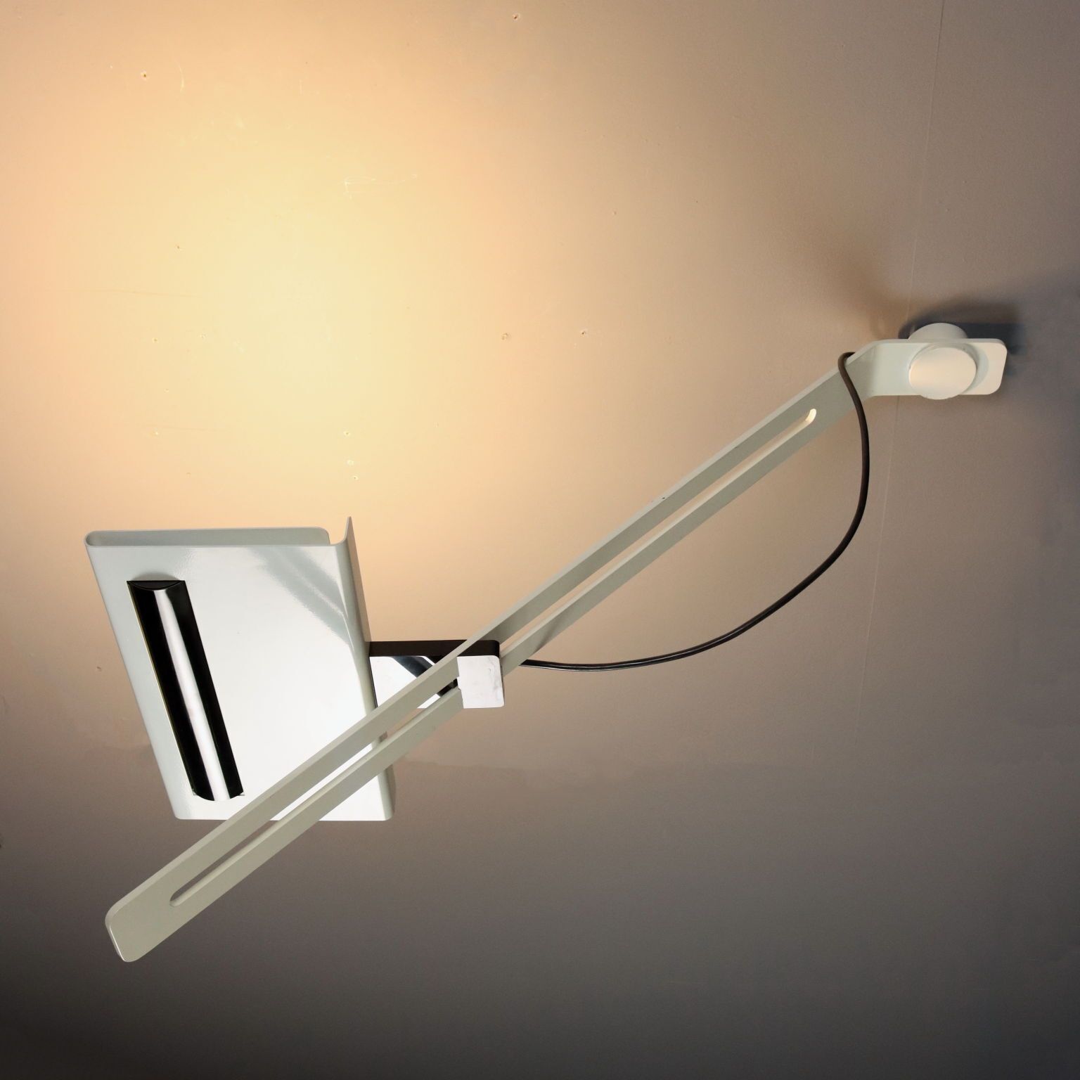 Lampe vintage O Luce Domea Design Bruno Gecchelin, années 1970-1980