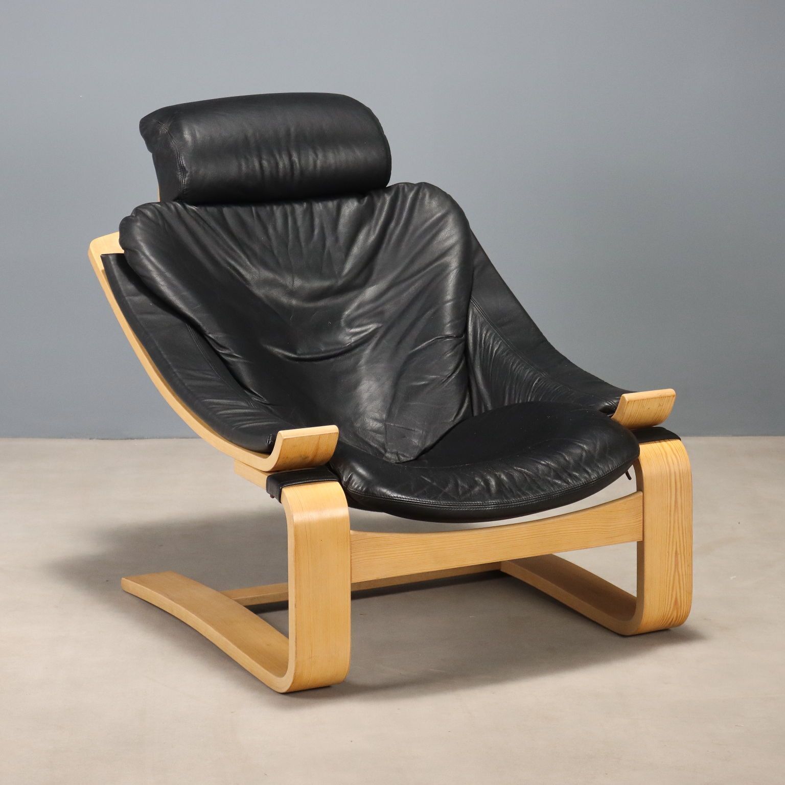 Vintage Armchair Nelo Kroken Design Ake Fribytter 1970s
