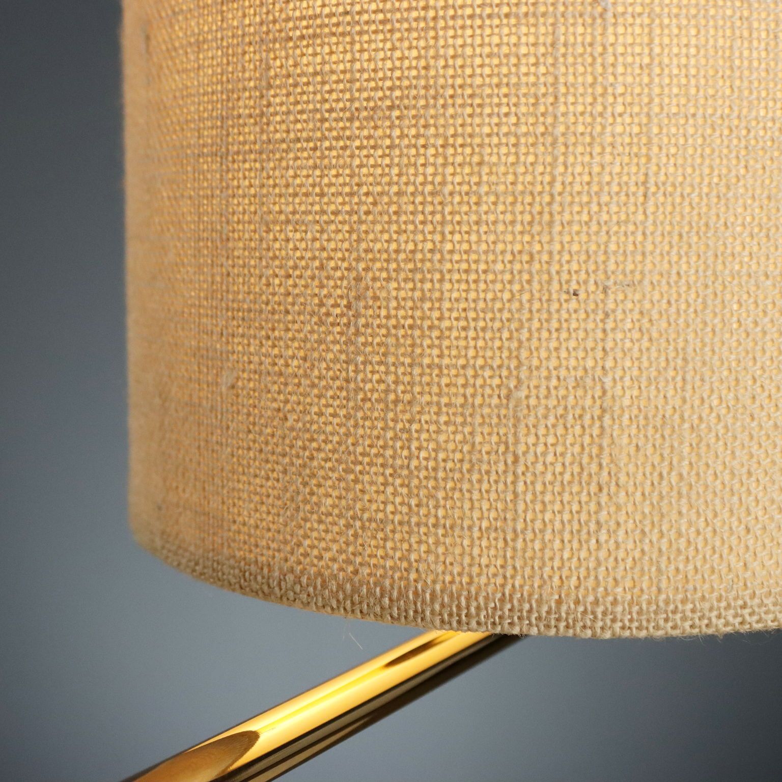 Vintage Lamp Metal Fabric Design Italy 1980s photo buy