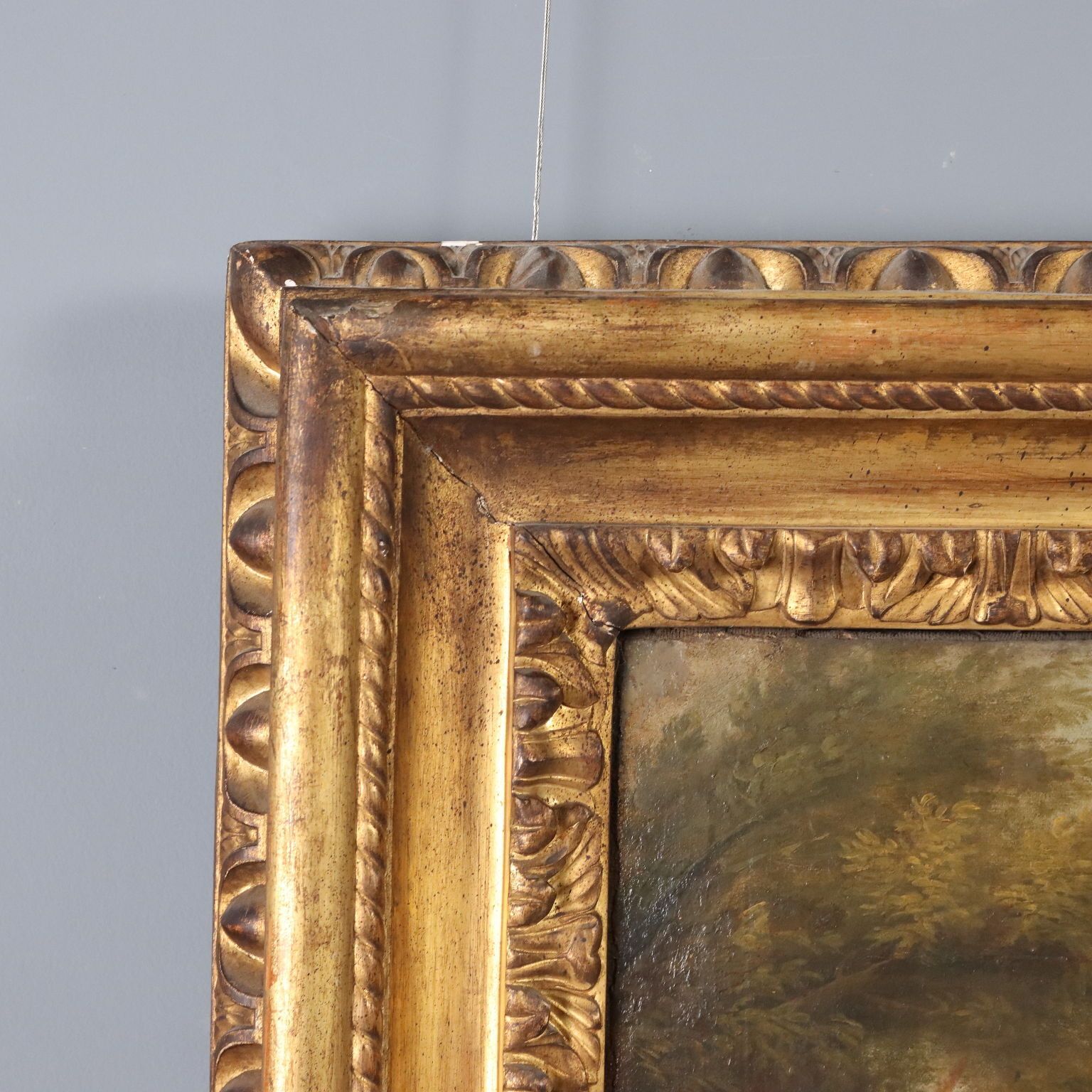 photo for sale Antique Painting Venetian School Oil On Canvas Landscape XVIII Century