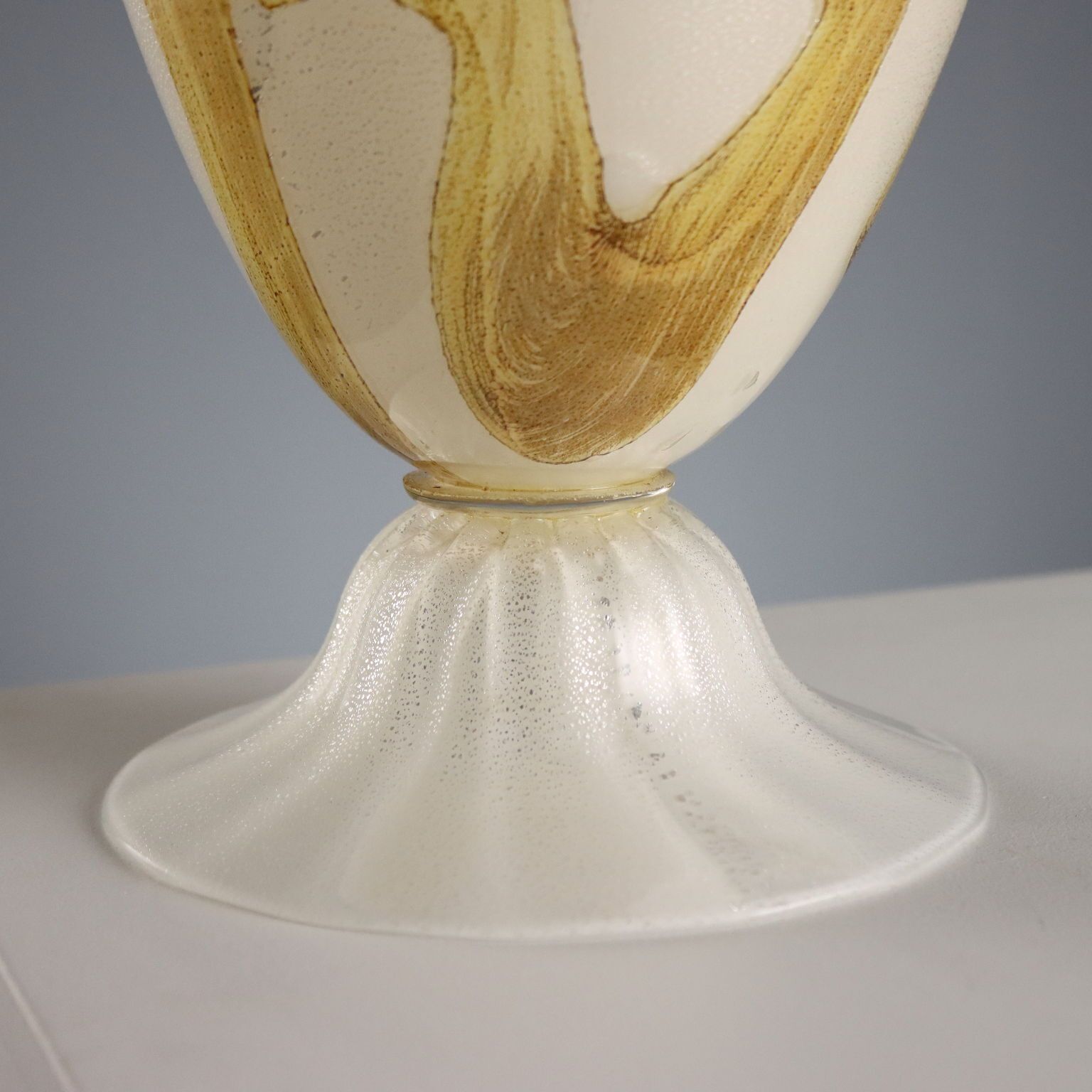 Vase vintage en verre de Murano, mid-century, Italie, années 1960-1970 photo vinterior