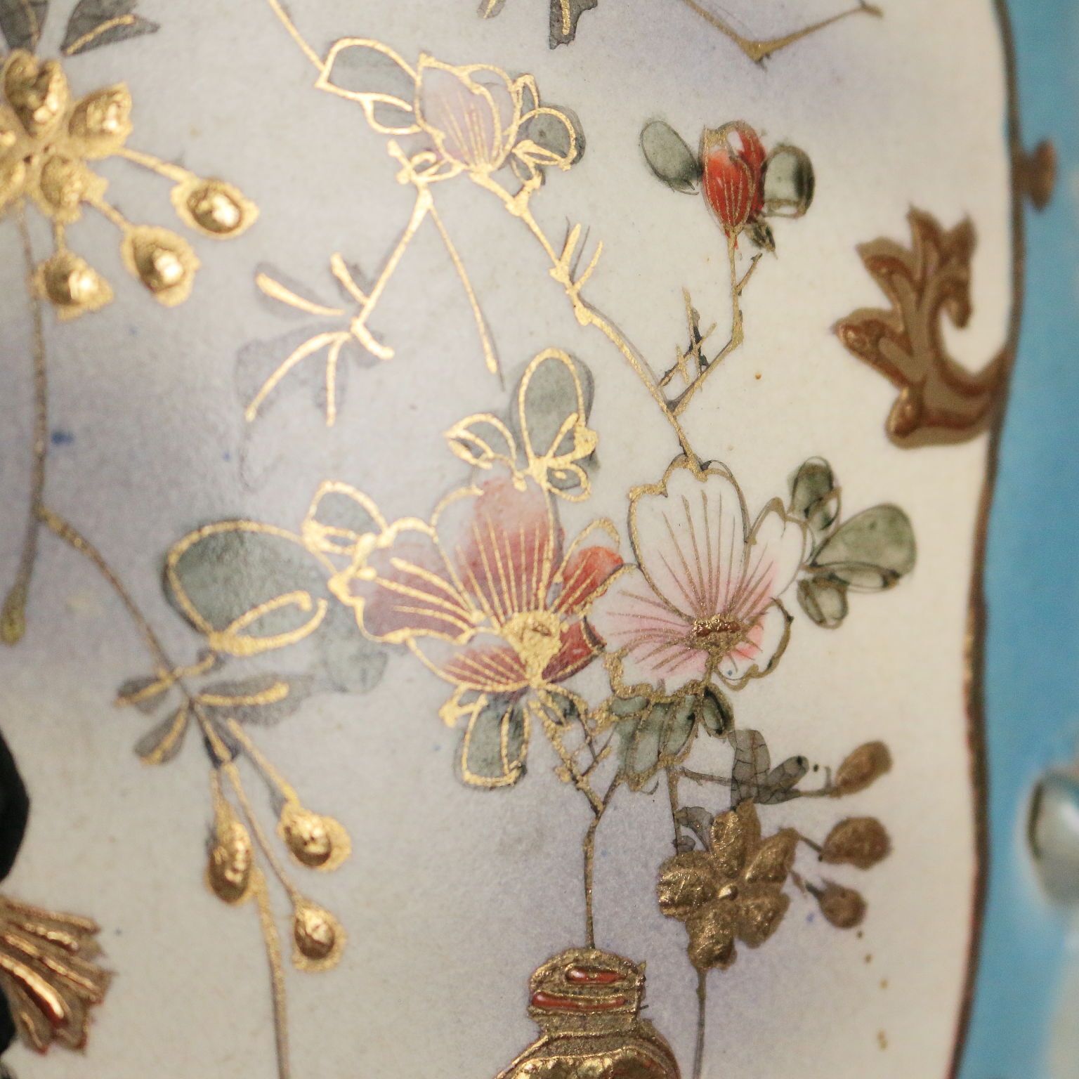 Vintage Satsuma Vaas Keramische Decoraties Japan XX Eeuw photo vinterior