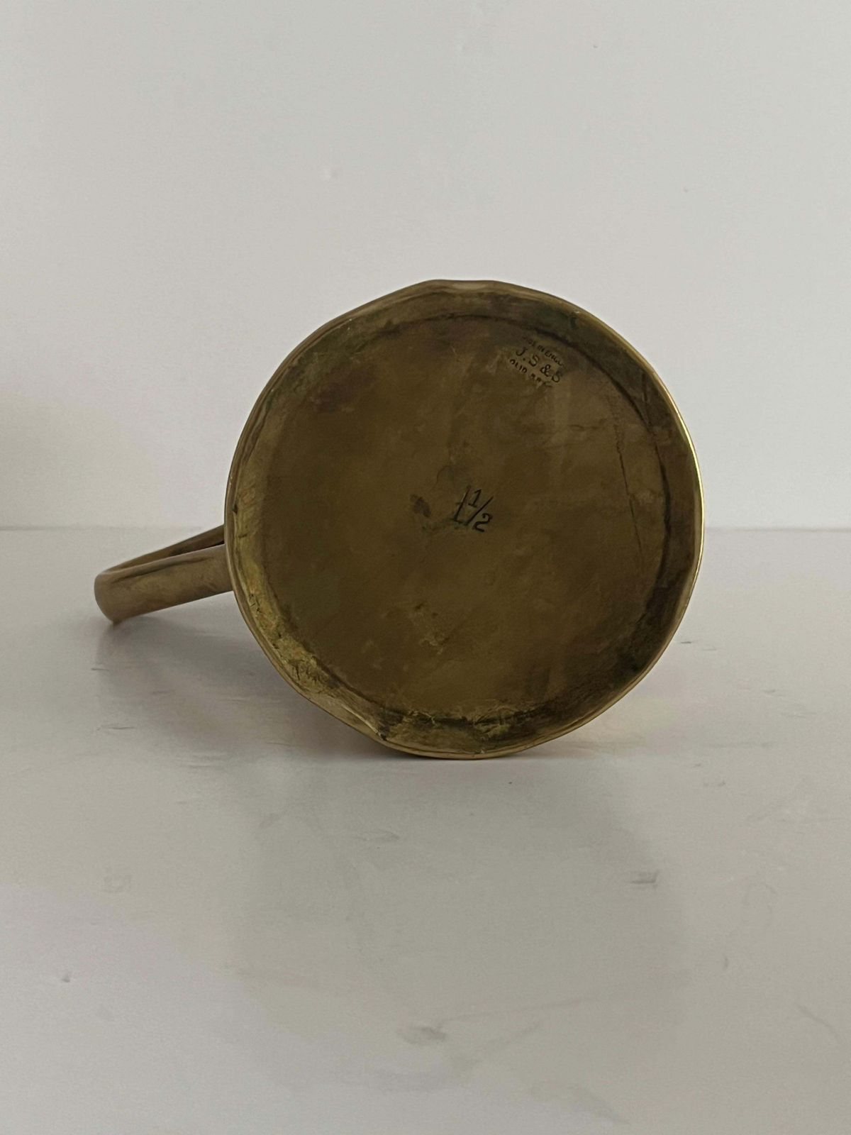 photo buy Art Nouveau Brass Water Jug By Joseph Sankey & Sons, Circa 1900