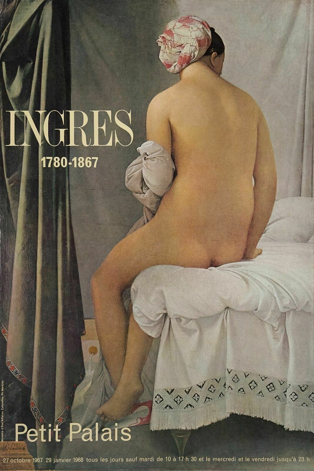 Ingres Tentoonstellingsposter Petit Palais Parijs 1967