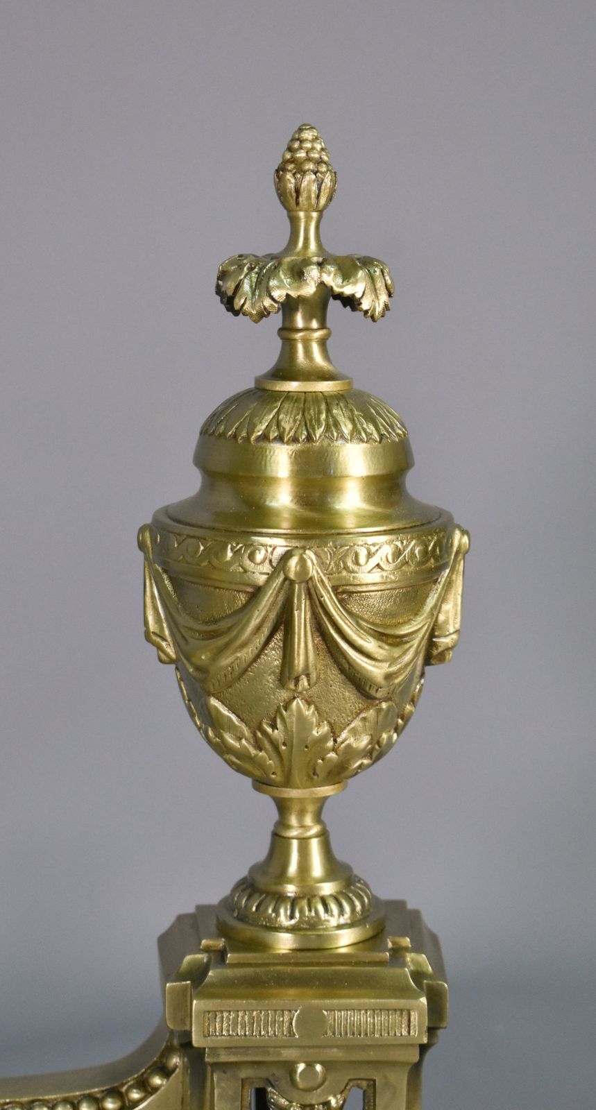 photo furniture Paire de chenets français en bronze, Napoléon III, XIXe siècle