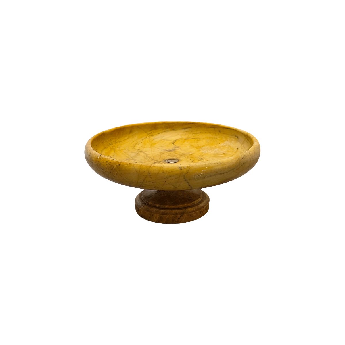 Grand Tour Giallo Siena Marmeren Tazza, eind 19e eeuw photo furniture