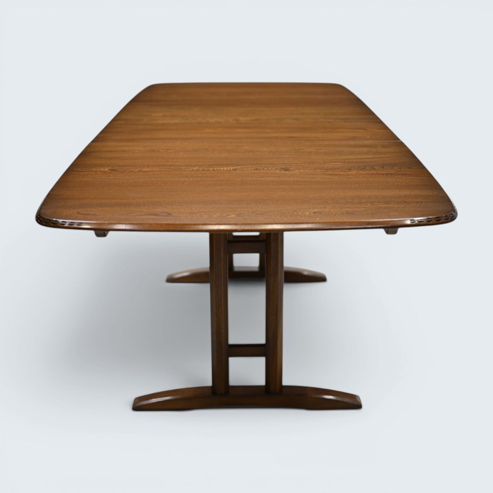Furniture Ercol Burford Extending Dining Table 3 Extension Sections Light photo
