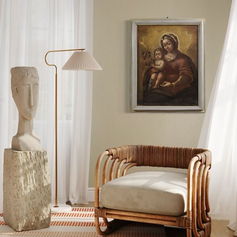 photo buy Peinture italienne d'époque, Madone à l'Enfant, XVIIe siècle