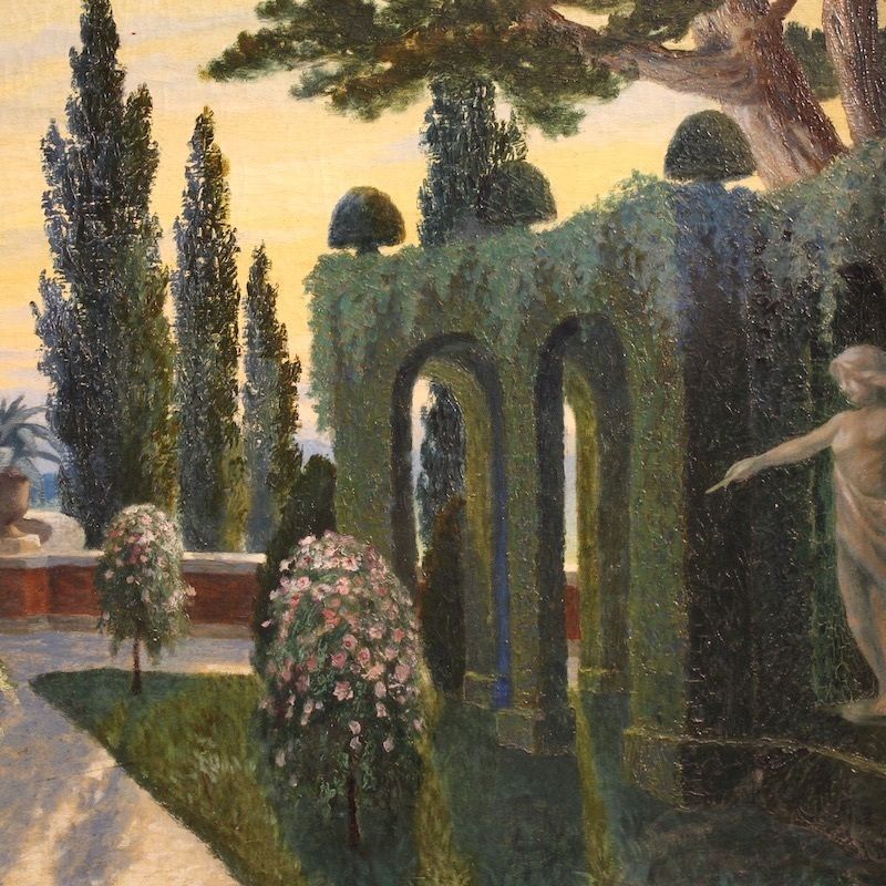Peinture italienne de paysage, première moitié du XXe siècle photo 2600.0