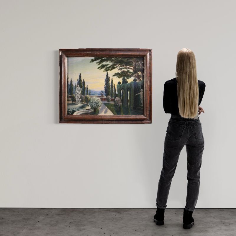 2600.0 Peinture italienne de paysage, première moitié du XXe siècle photo