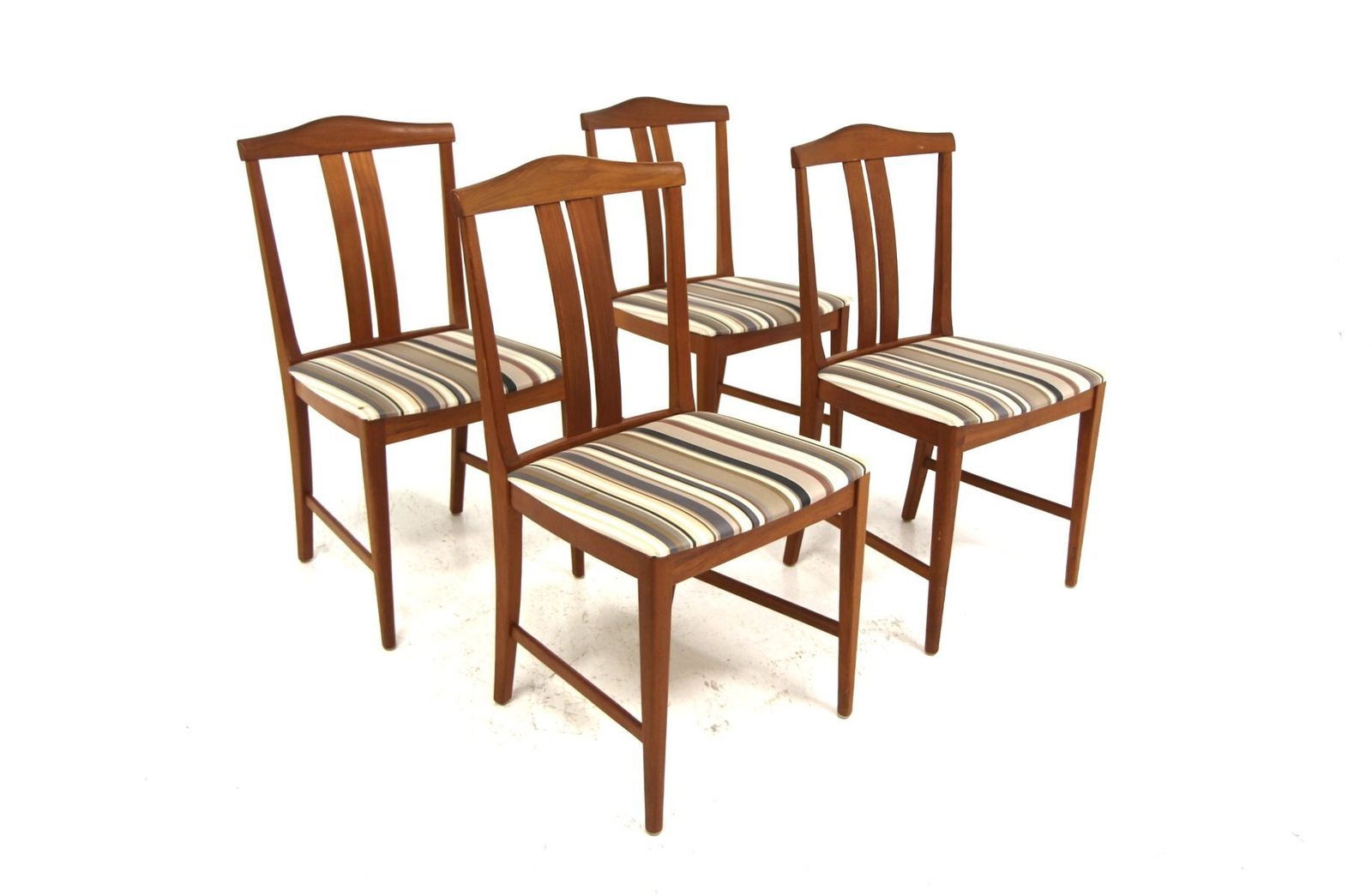 Chaises scandinaves en teck par Karl Erik Ekselius pour Joc Vetlanda, Suède, 1960, lot de 4 photo Mobilier