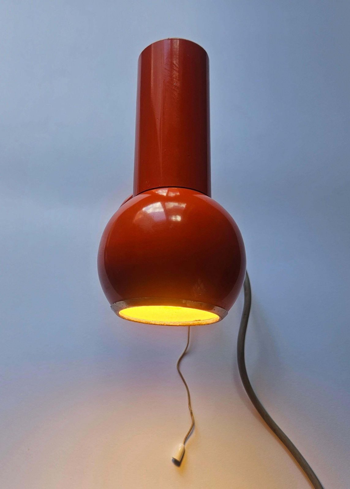 Zeldzame mid-century wandlamp, Space Age, Italië, jaren 1970 photo for sale