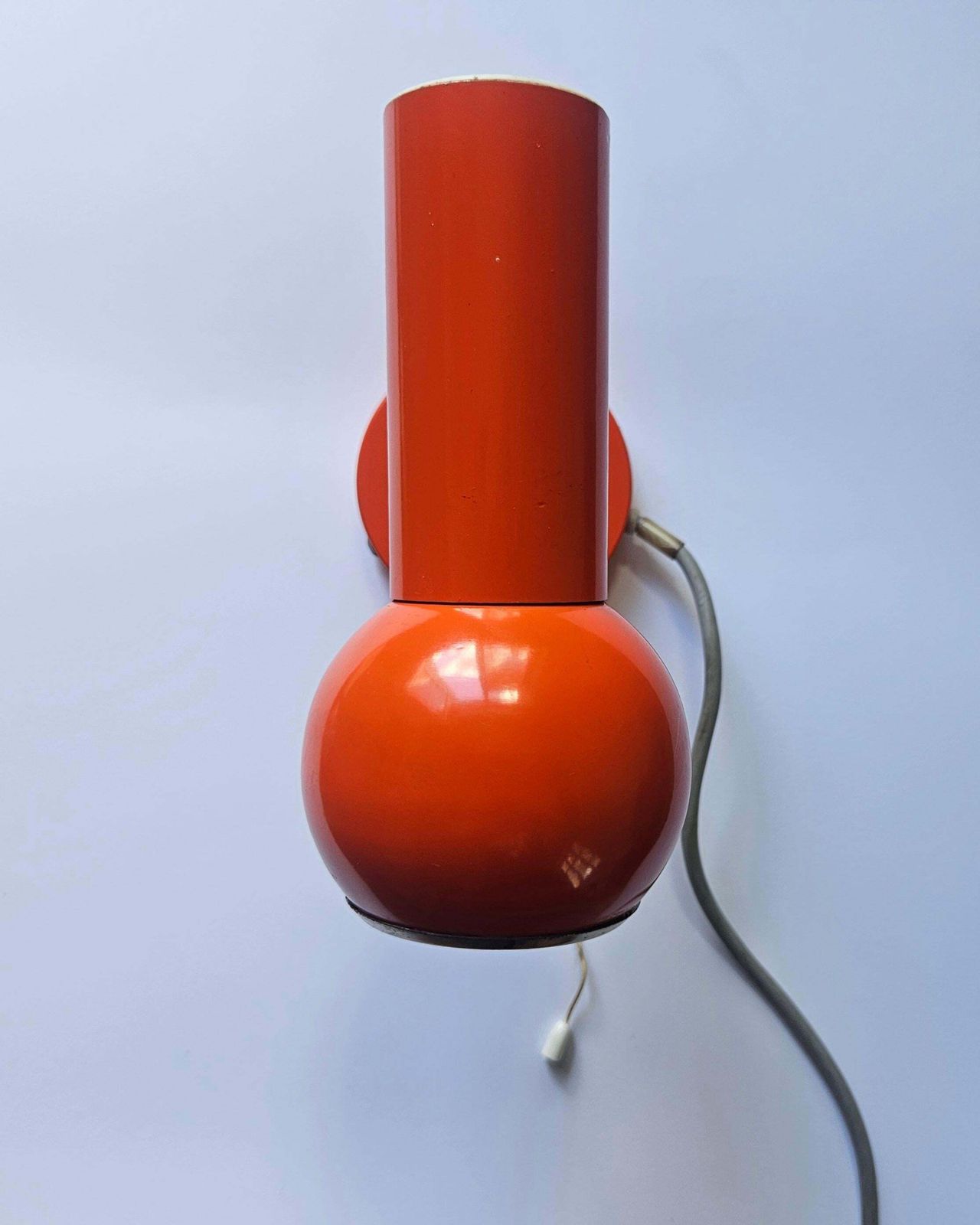Zeldzame mid-century wandlamp, Space Age, Italië, jaren 1970 photo vintage