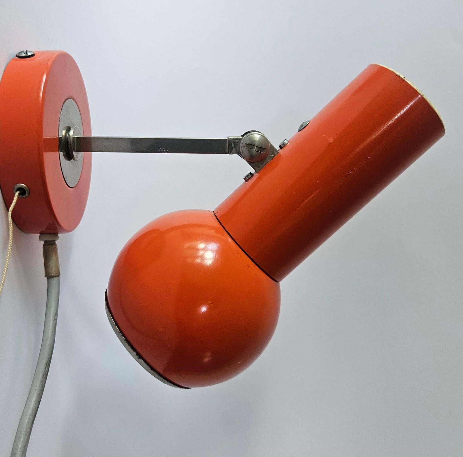 photo for sale Very Rare Midcentury Wall Lamp, Space Age, Italy, 1970s