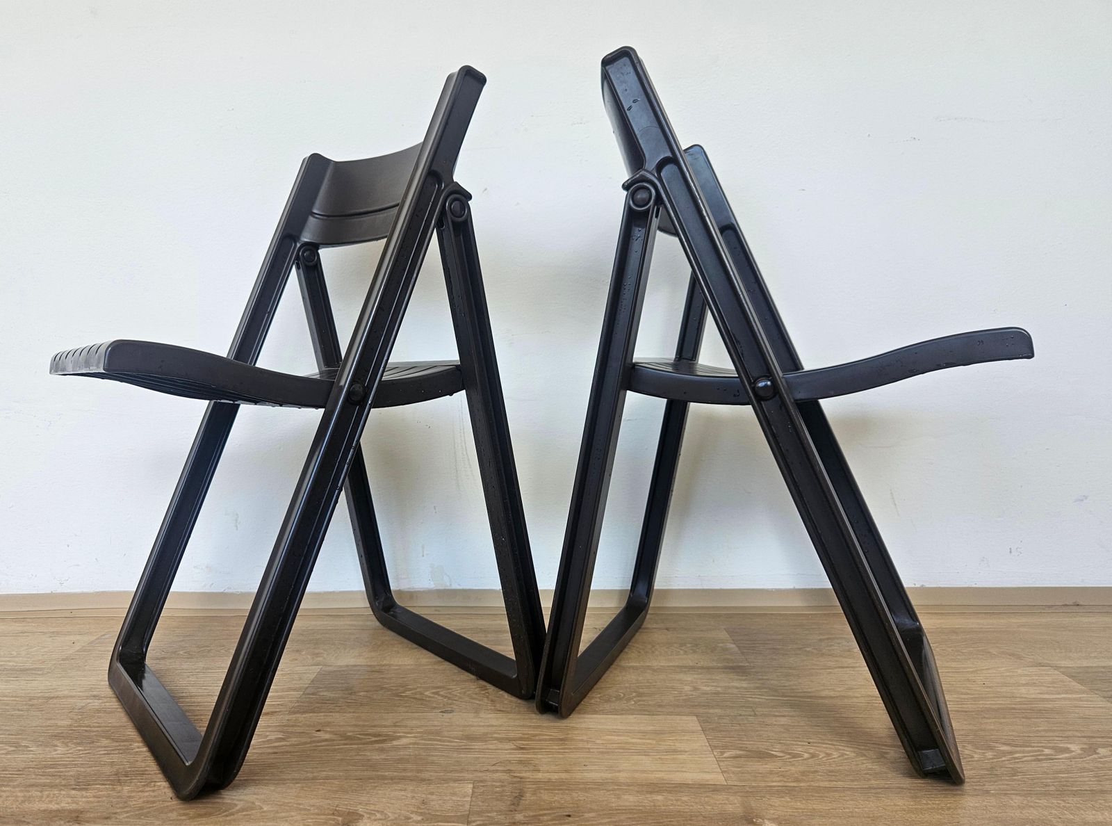 Pair Of Rare Folding Chairs Dabaya, Allibert, France, 1970s photo furniture