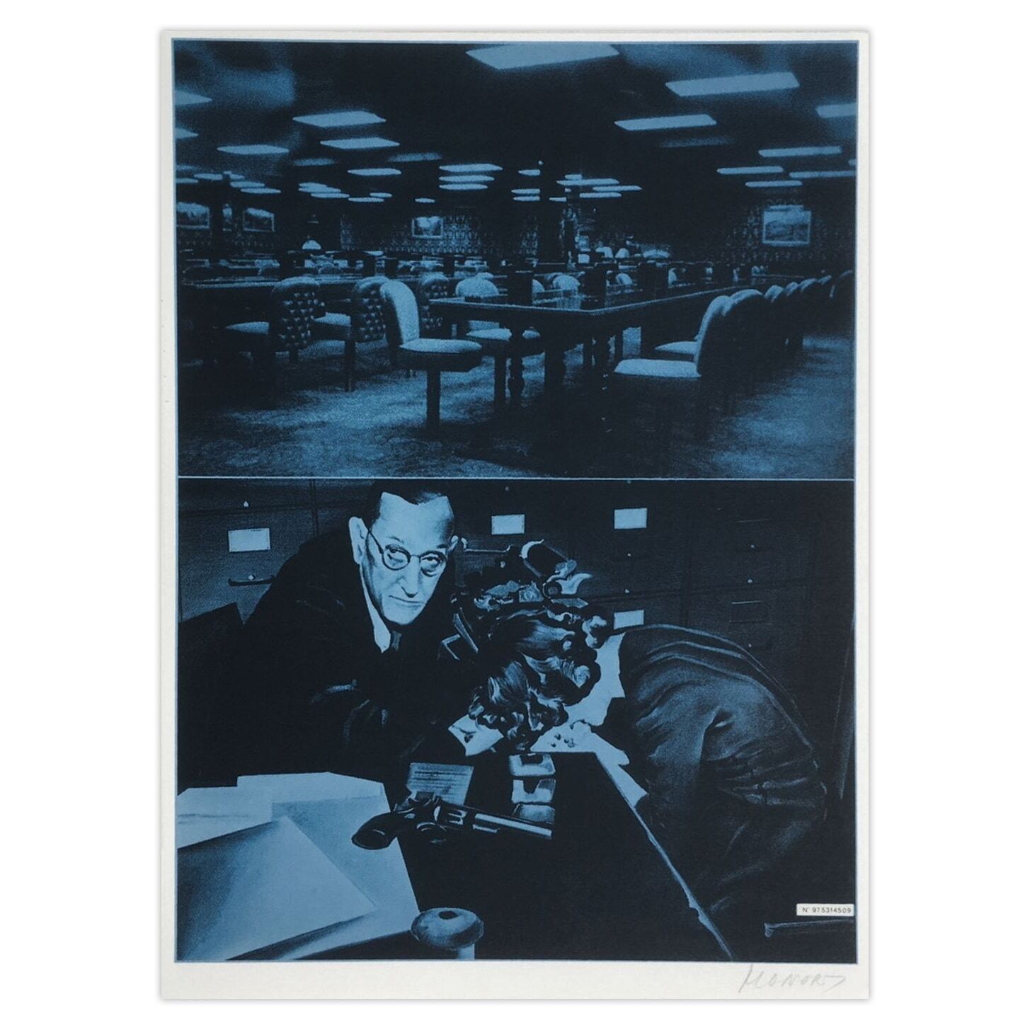 Jacques Monory Gesigneerde Zeefdruk Bicentenaire Kit   USA 76   11