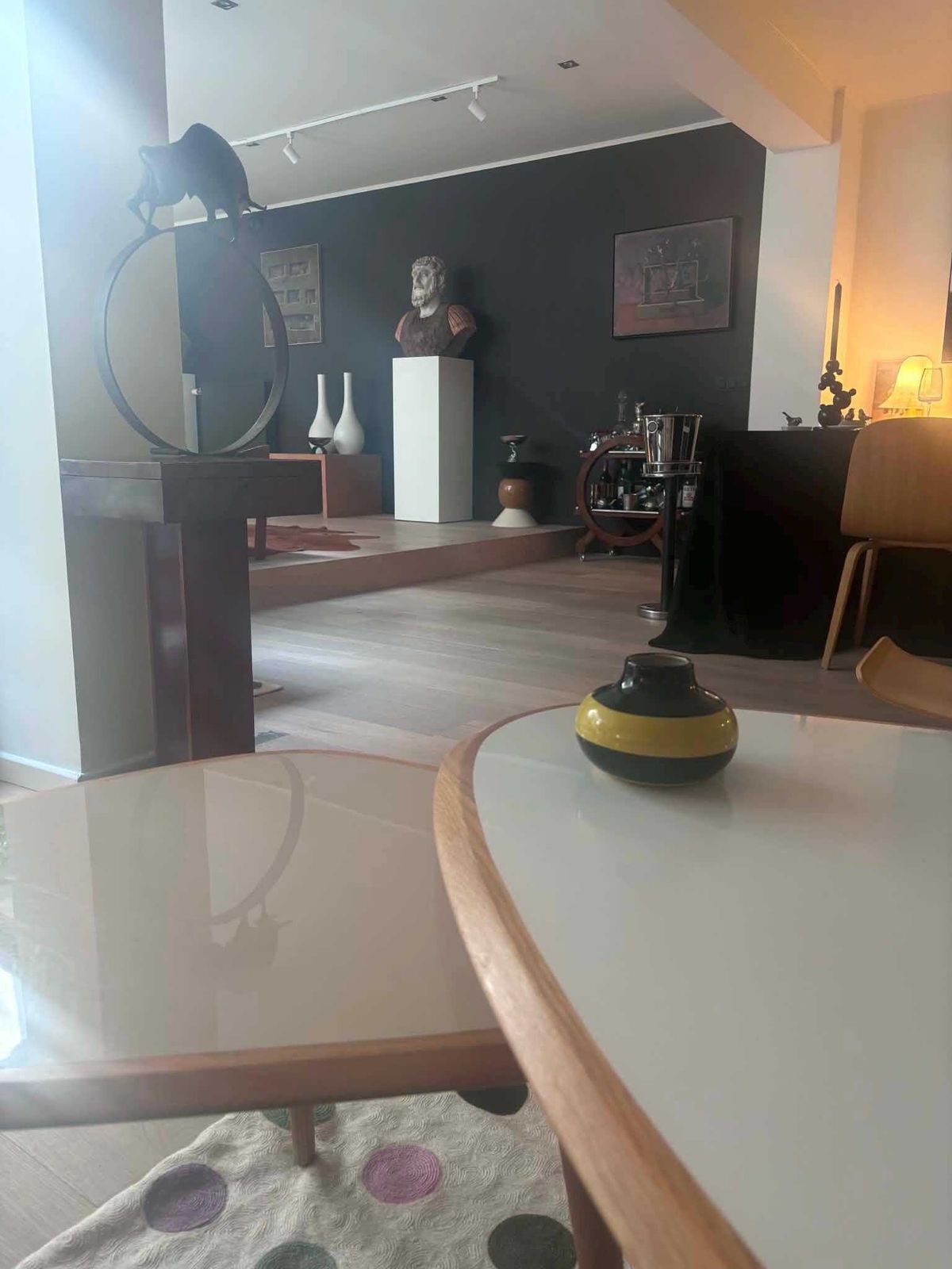 Matz Borgström Sagaform Vase, 1990s Swedish Ceramic Vase, Black And Yellow Scandi Design, Modernist Statement Piece photo 148.0