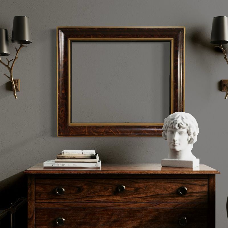 photo vinterior 20th Century Lacquered And Gilded Wooden Frame