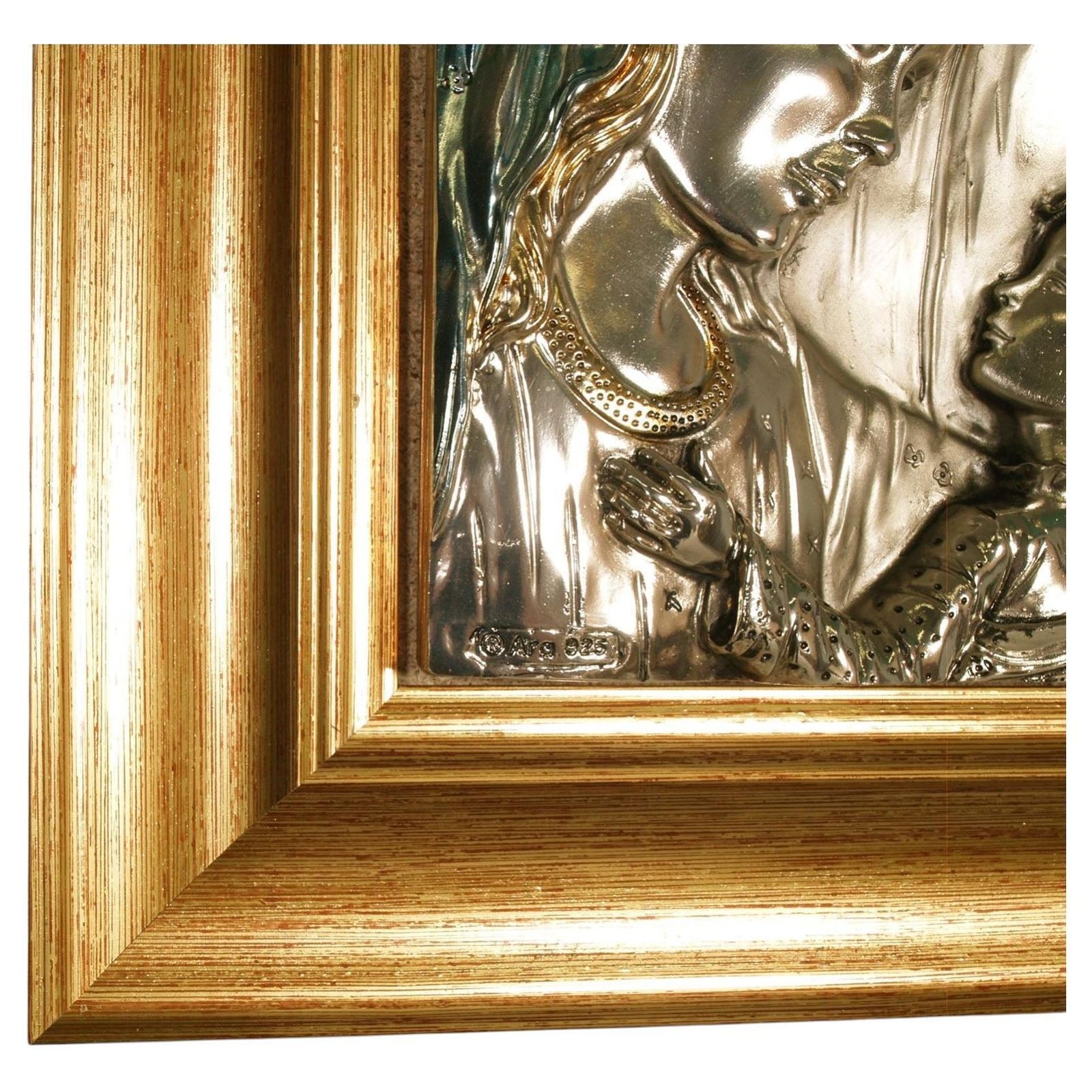 photo furniture Set Of Three Italian 1970s Florentine 925 Silver Plated Religious Bas Reliefs