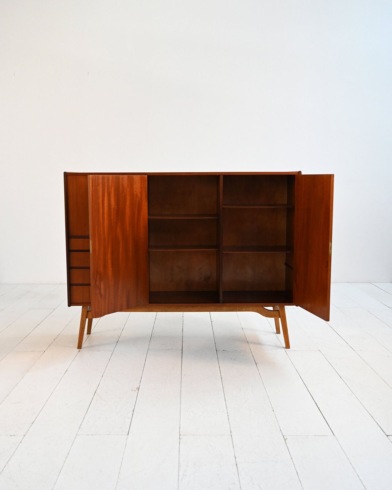 Danish Highboard In Teak And Mahogany, 1950s photo Furniture
