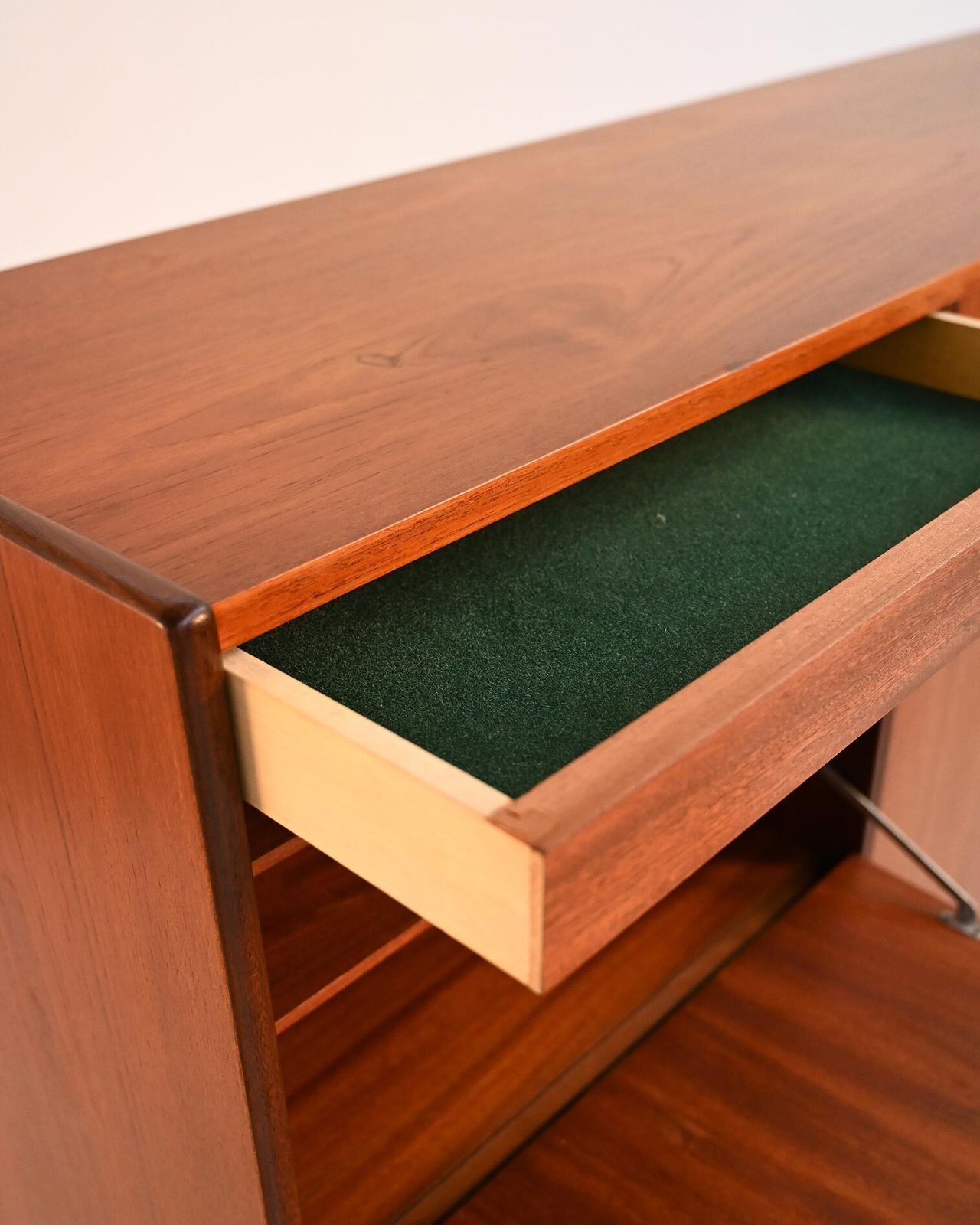Furniture Danish Highboard In Teak And Mahogany, 1950s photo