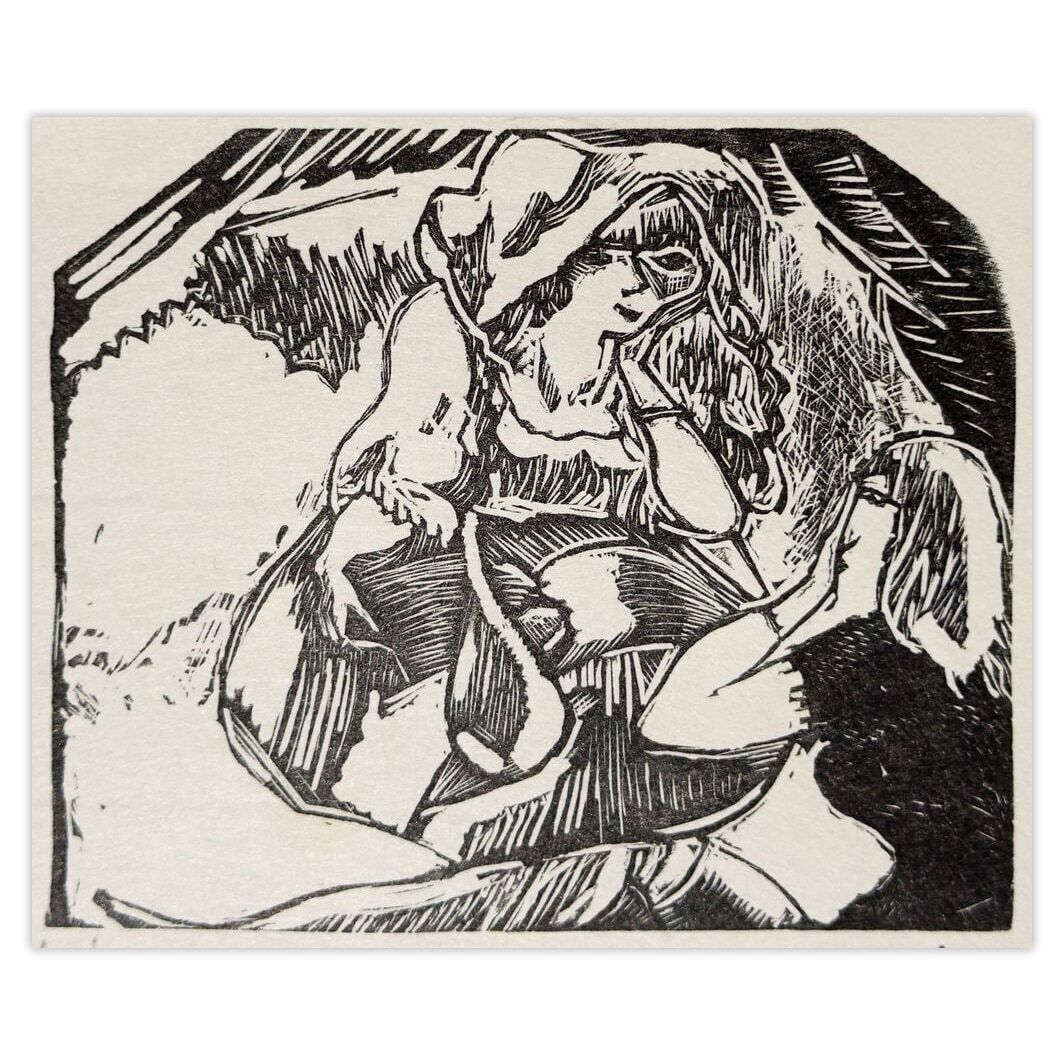 Jules Pascin houtsnede Les Montmartroises 1989 photo for sale