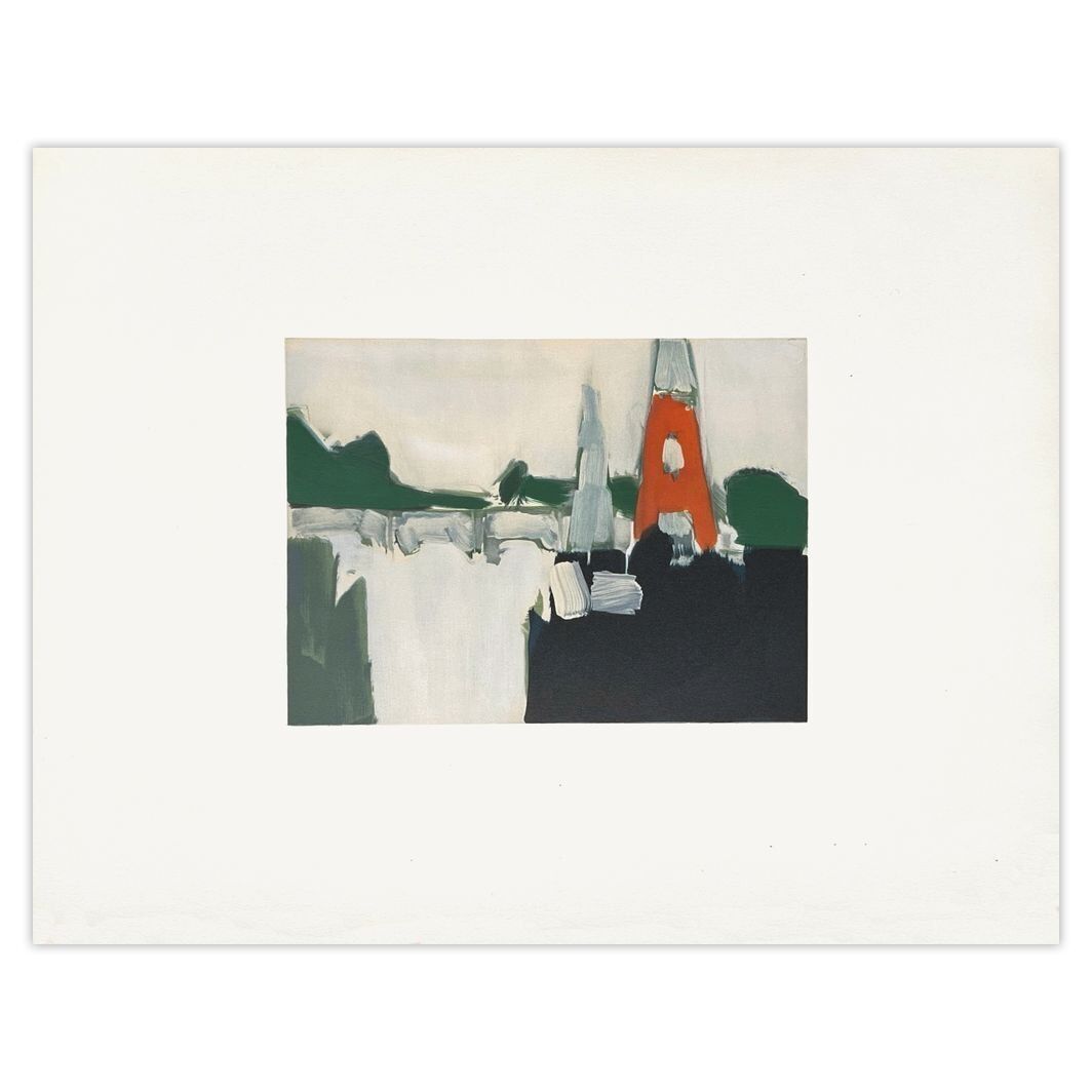 Nicolas De Staël Lithografie La Tour Eiffel 1974