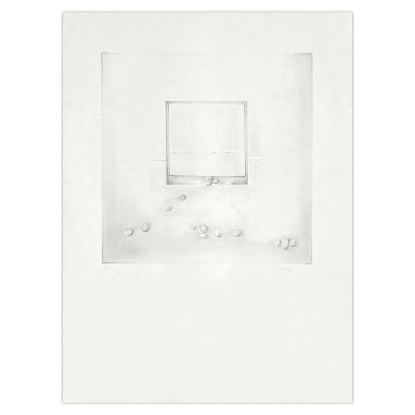 Gloria Li Mir Gesigneerde Lithografie Compositie 1981
