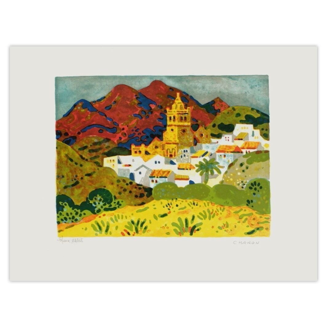 Guy Charon Gesigneerde Lithografie Altumear