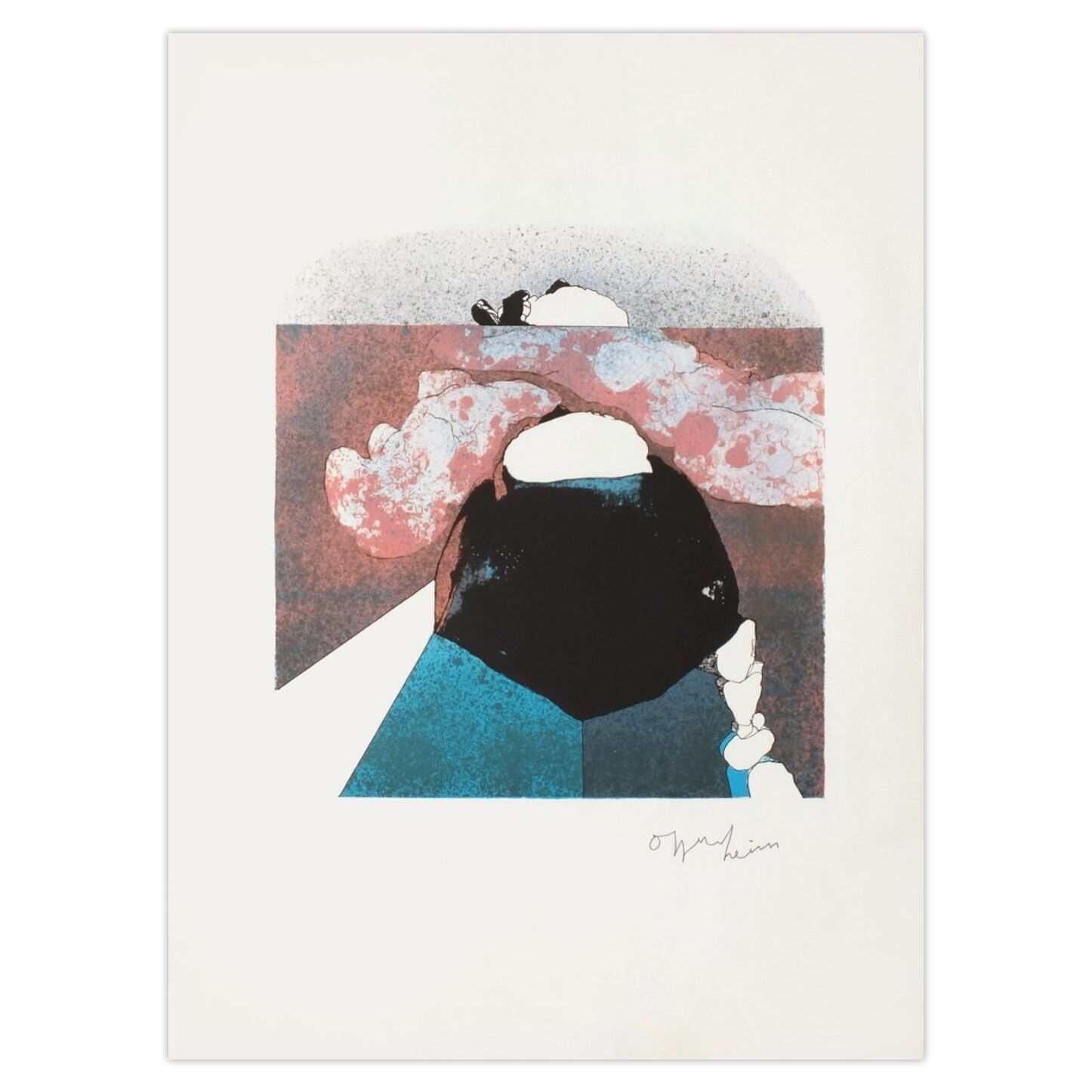 David Oppenheim Signed Lithograph Obsessions VI 1975