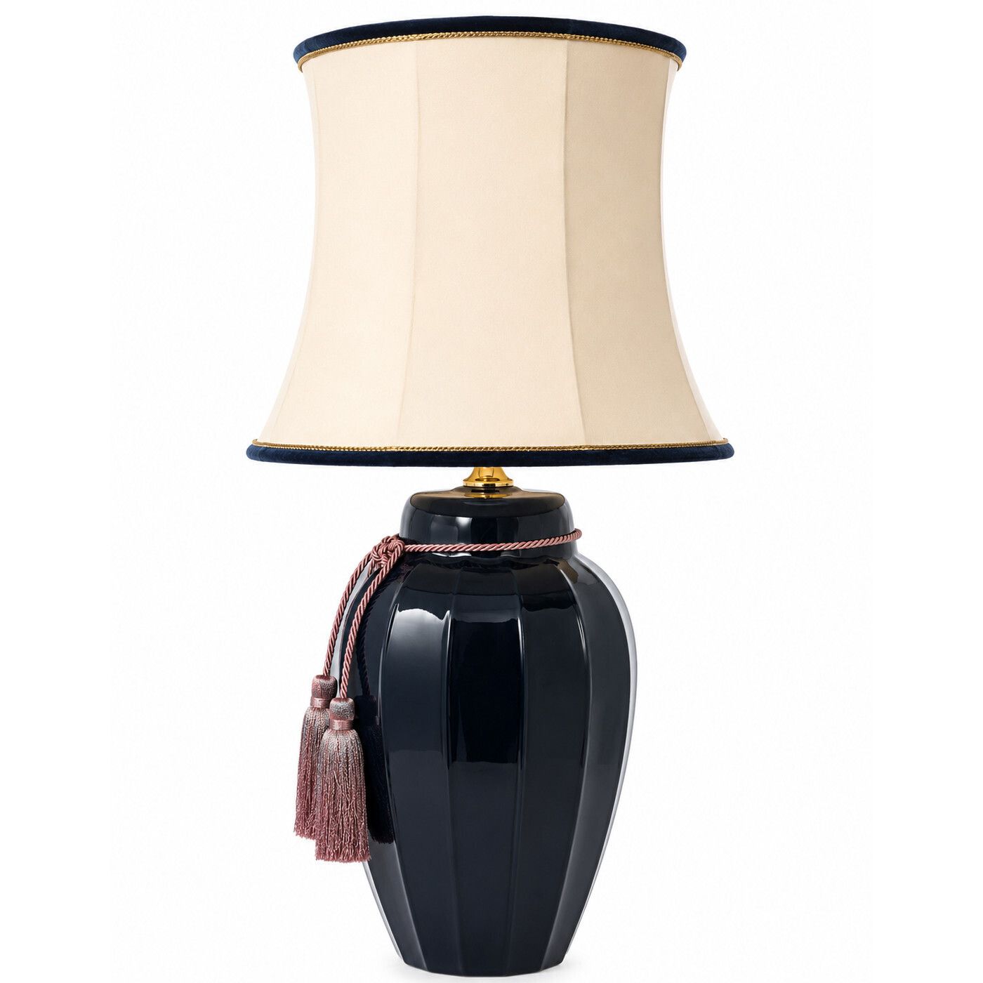 Midnight Blue Porcelain Table Lamp Contemporary Classic