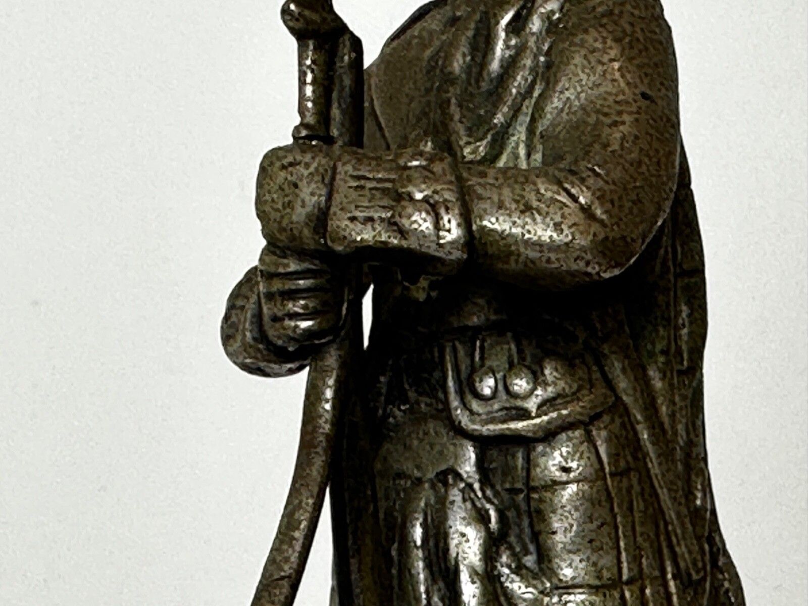 Mid Century Scottish Highlander Soldier Car Mascot Scukpture photo for sale