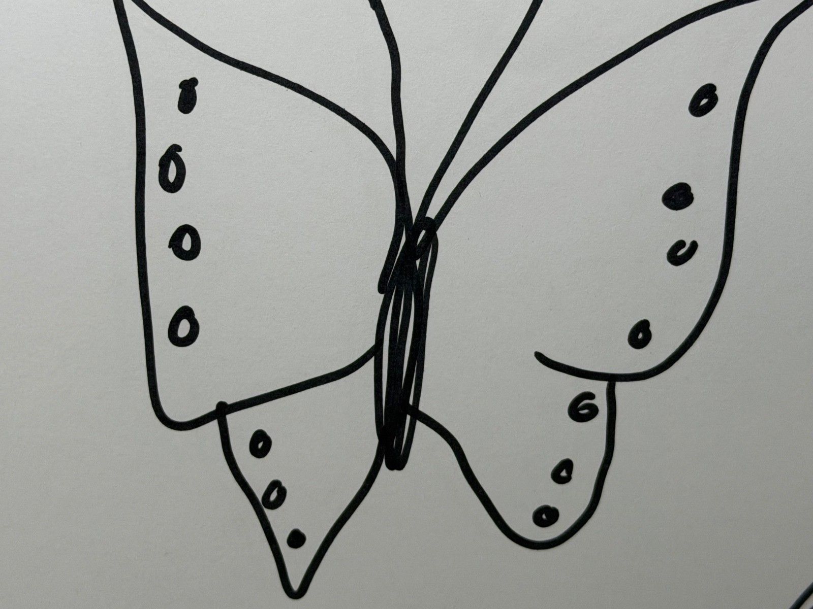 photo buy Damien Hirst Butterfly With Hearts – Signed Original Ink Drawing On Paper