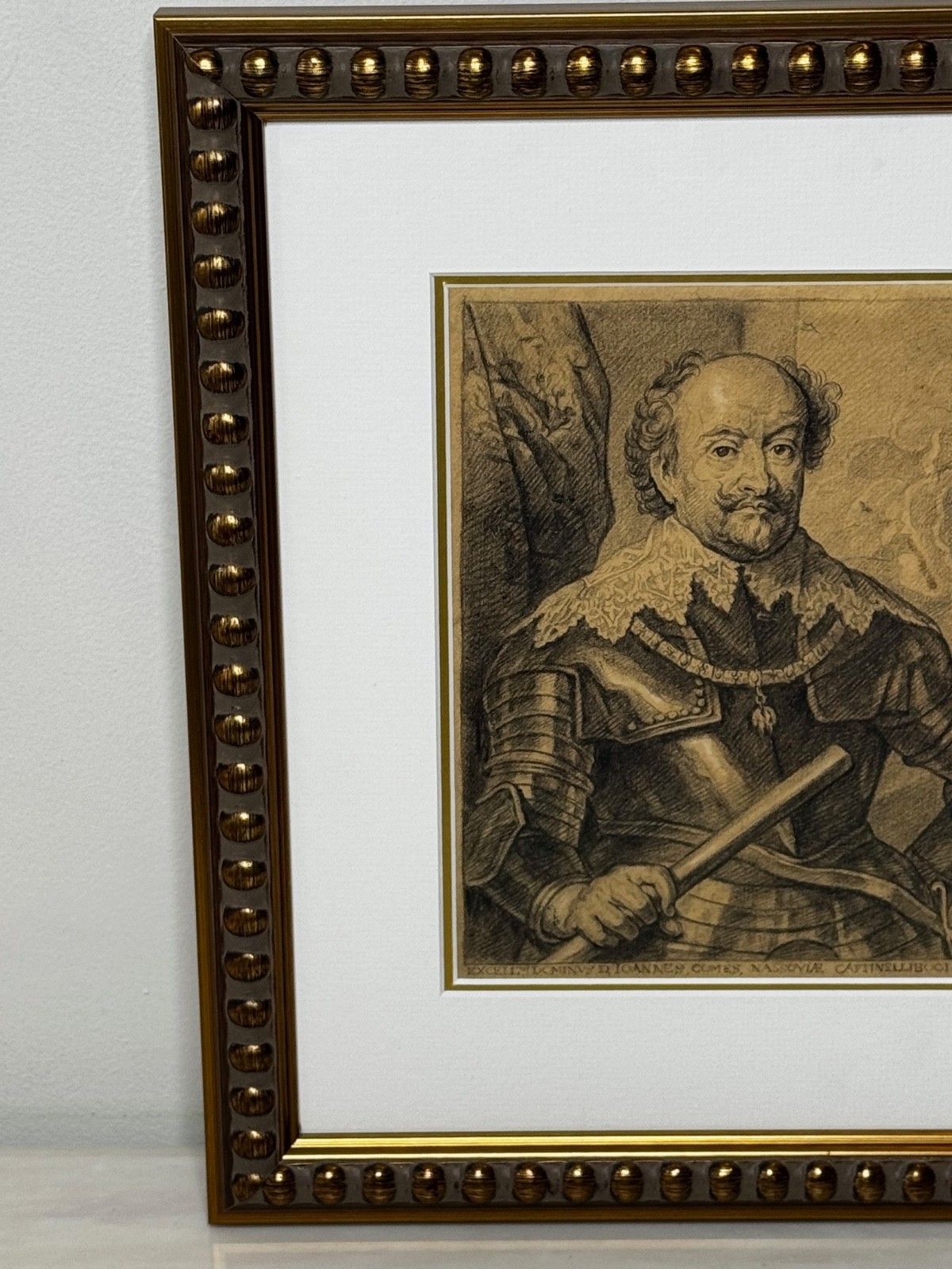 John VIII Graaf van Nassau Heer van Cattenell & Beilstein in Harnas naar Van Dyck photo buy