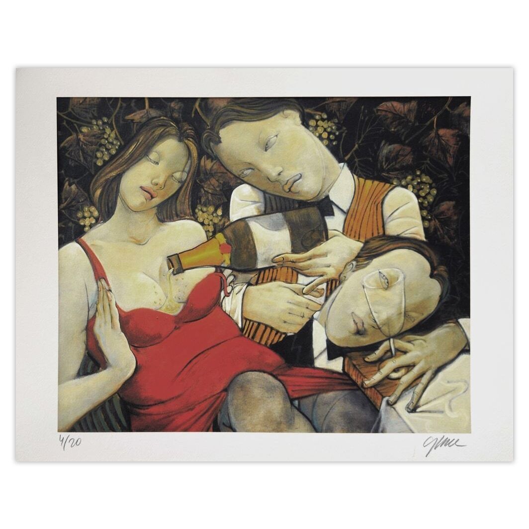 Jean Pierre Ceytaire Gesigneerde Archival Pigment Print Champagne Sillon 2010